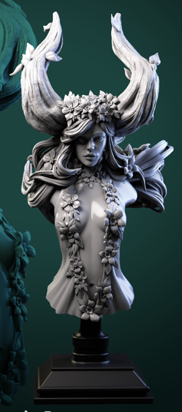 Tarnia - Bust aus der Reihe Elven Veil von White Werewolf Tavern