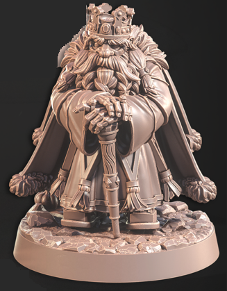 Dwarven King Durnar Goldheart - aus der Reihe Dwarven Legacy von Cast n Play