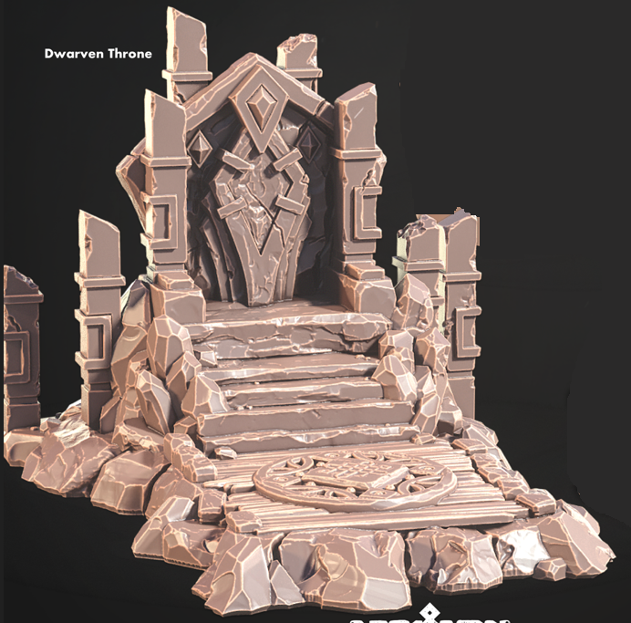 Mountain Throne Sovereign - aus der Reihe Dwarven Legacy von Cast n Play