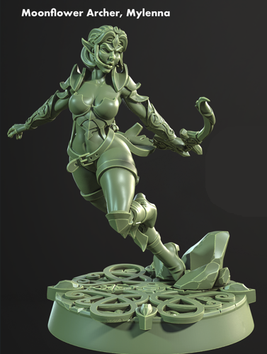 Moonflower Elven Archers - aus der Reihe Elvenwood Grove von Cast n Play