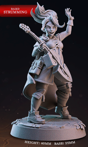 Human Bard - Dungeon Guild - Cast n Play