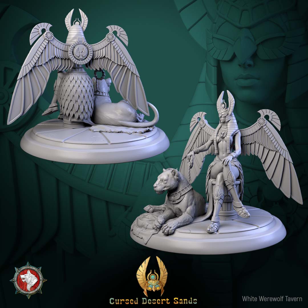 Sekhara The Lion Mother - aus der Reihe Cursed Desert Sands von White Werewolf Tavern