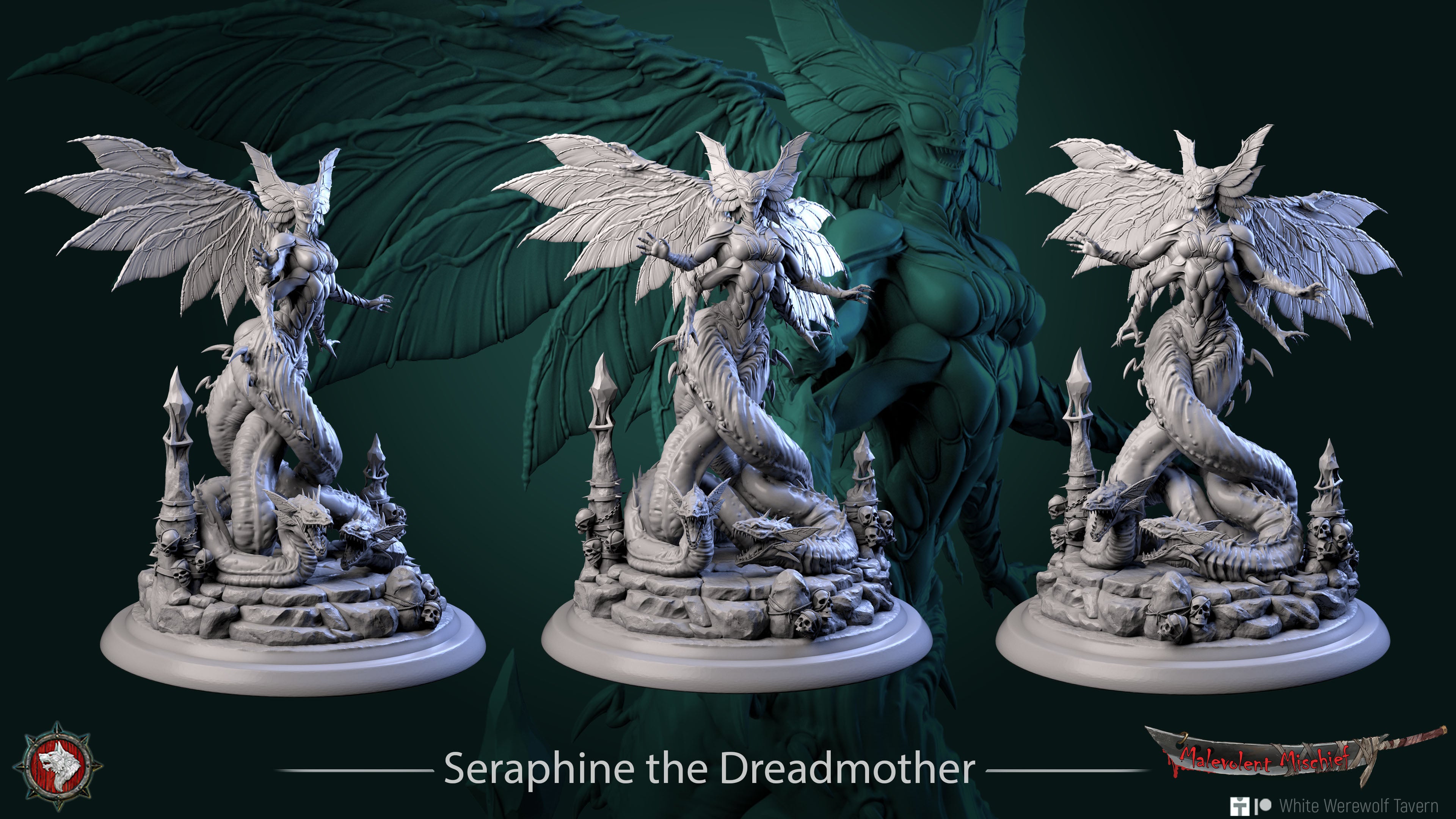 Séraphine la Mère de l'effroi - de la série Malevolent Mischief de White Werewolf Tavern