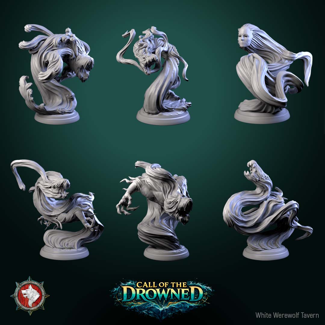 Water Elemental - Call of the Drowned - White Werewolf Tavern
