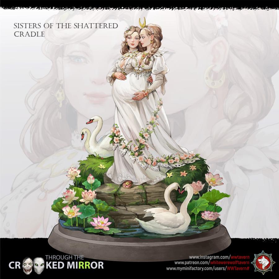 Sisters of the Shattered Cradle - from the Through the Crooked Mirror series by White Werewolf Tavern