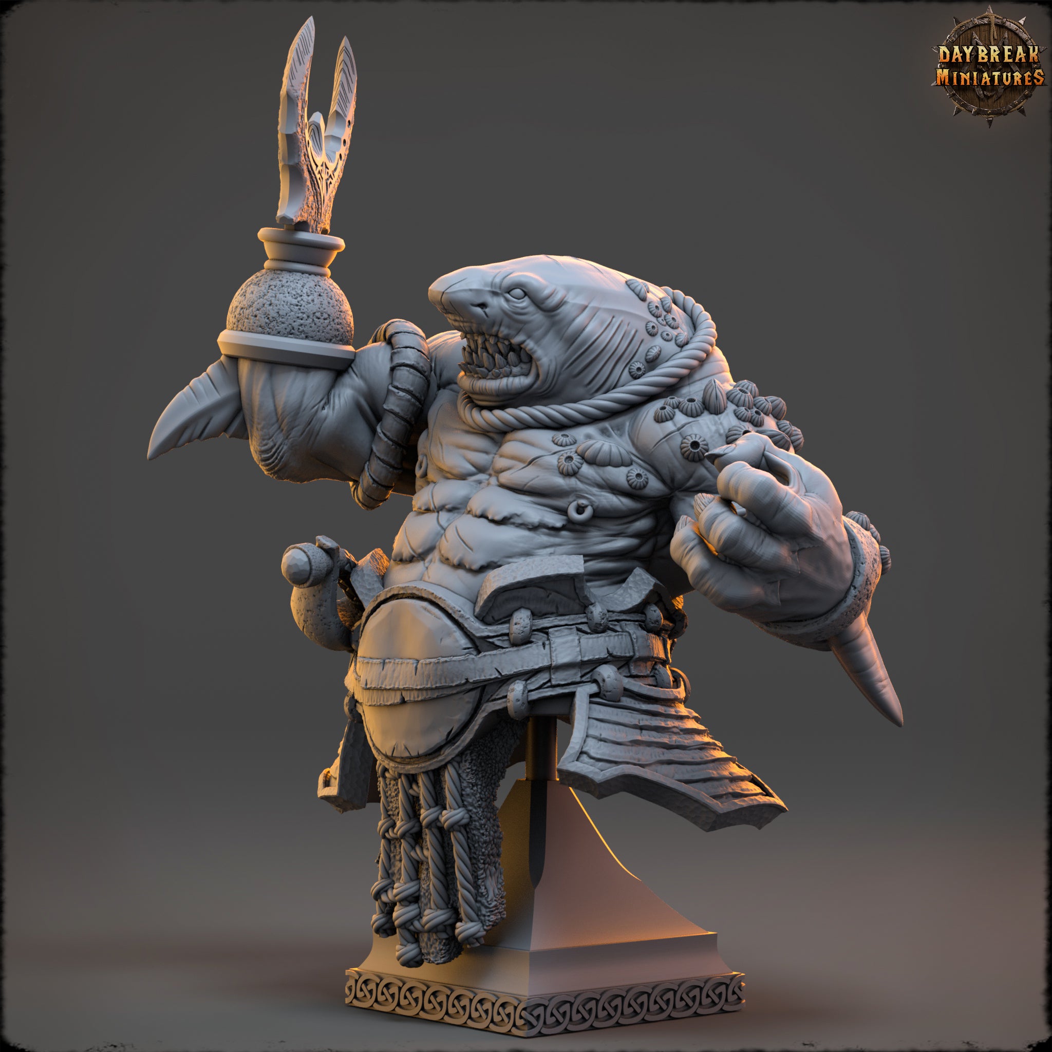 Skelith Nine Gills - Bust von Daybreak Miniatures
