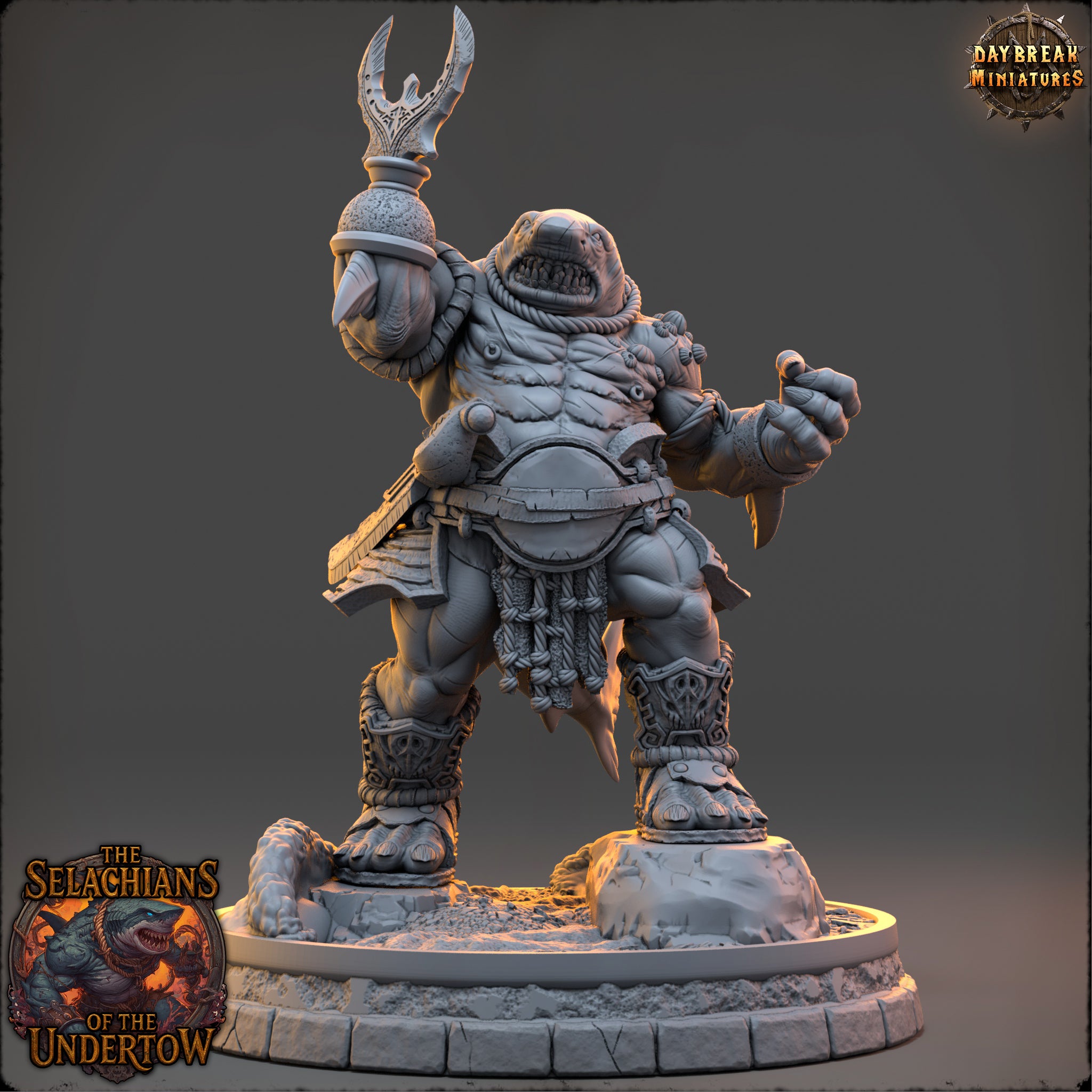 Sharkfolk - aus der Reihe The Selachians of the Undertow von Daybreak Miniatures