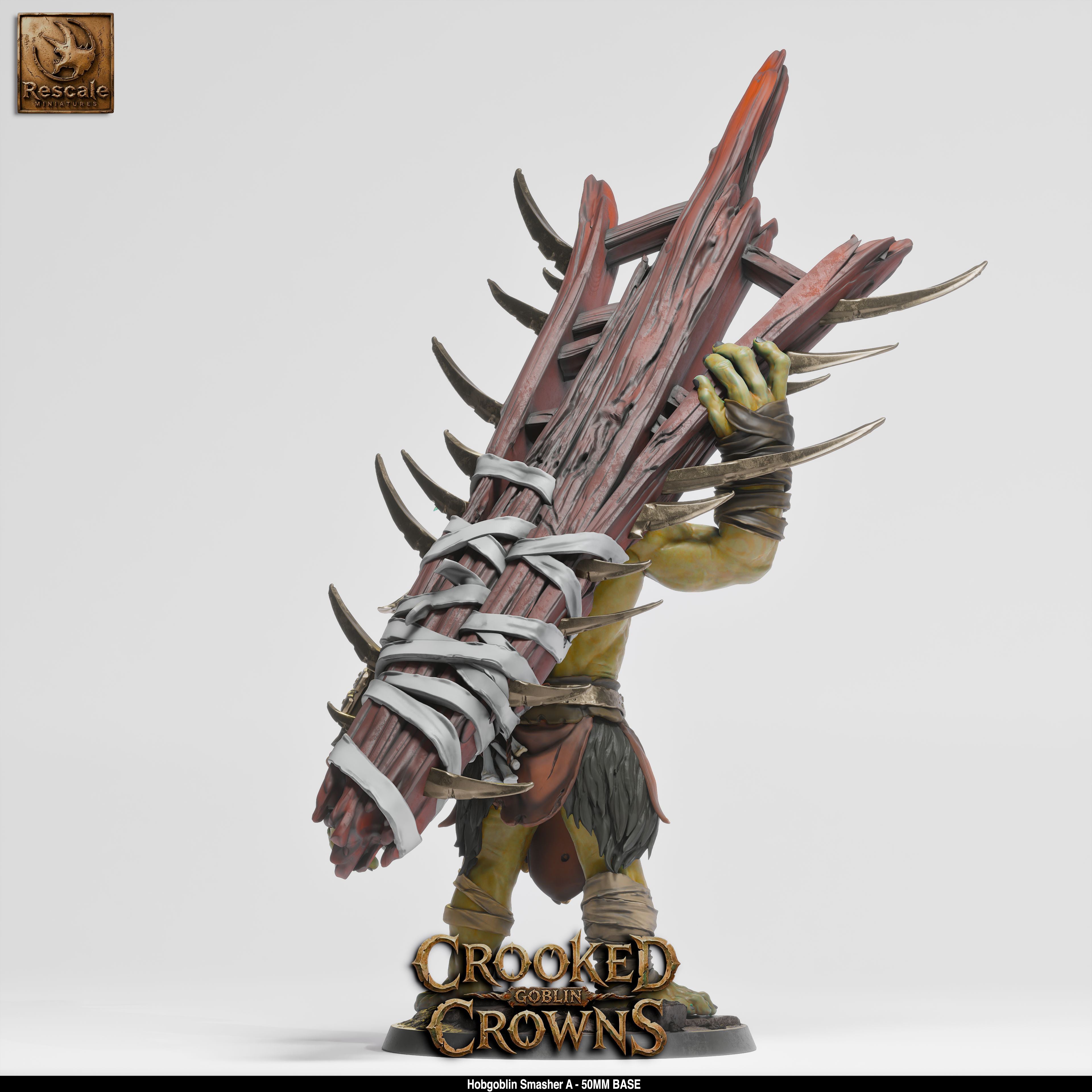 Hobgoblin Smasher A - Crooked Crowns - Rescale Miniatures
