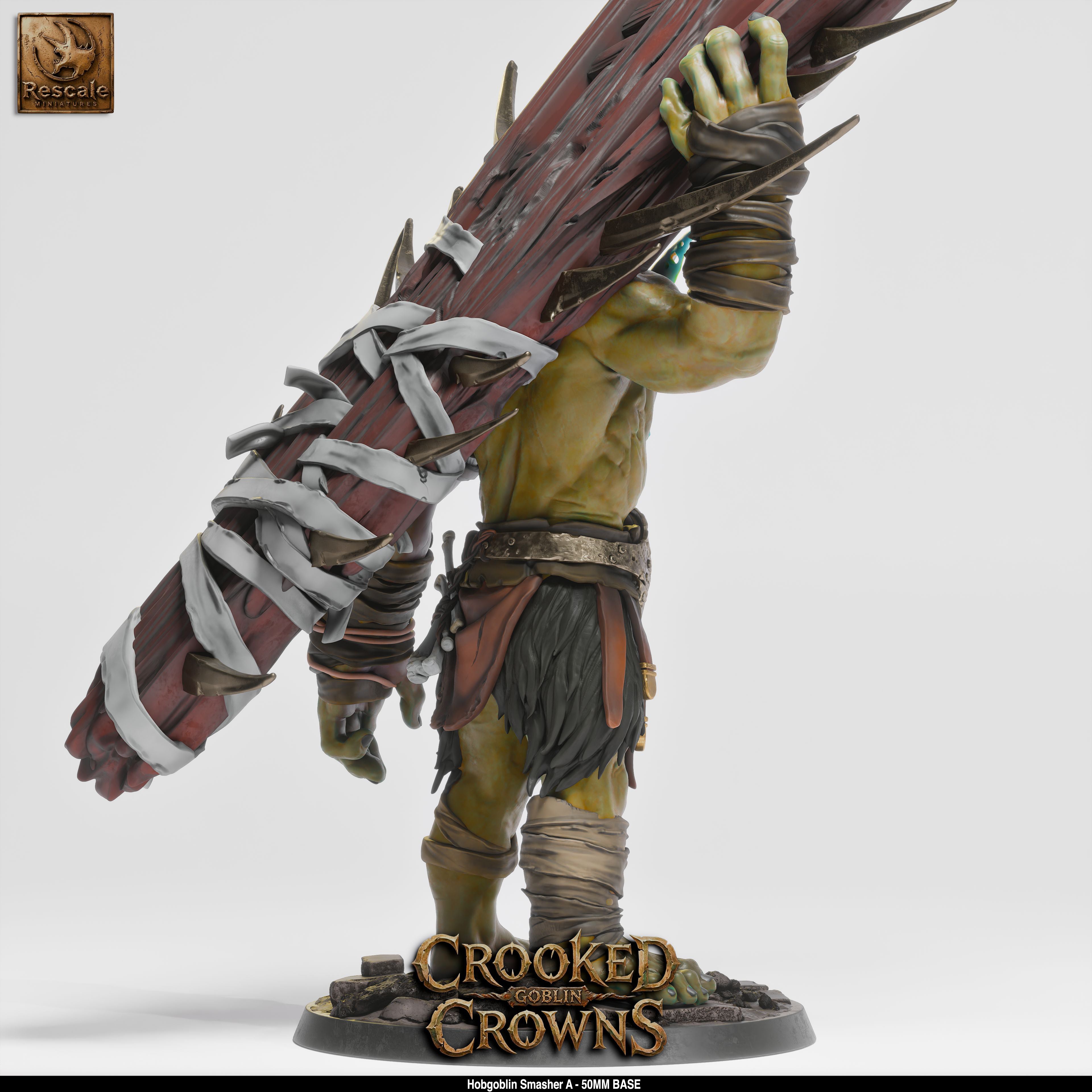 Hobgoblin Smasher A - Crooked Crowns - Rescale Miniatures