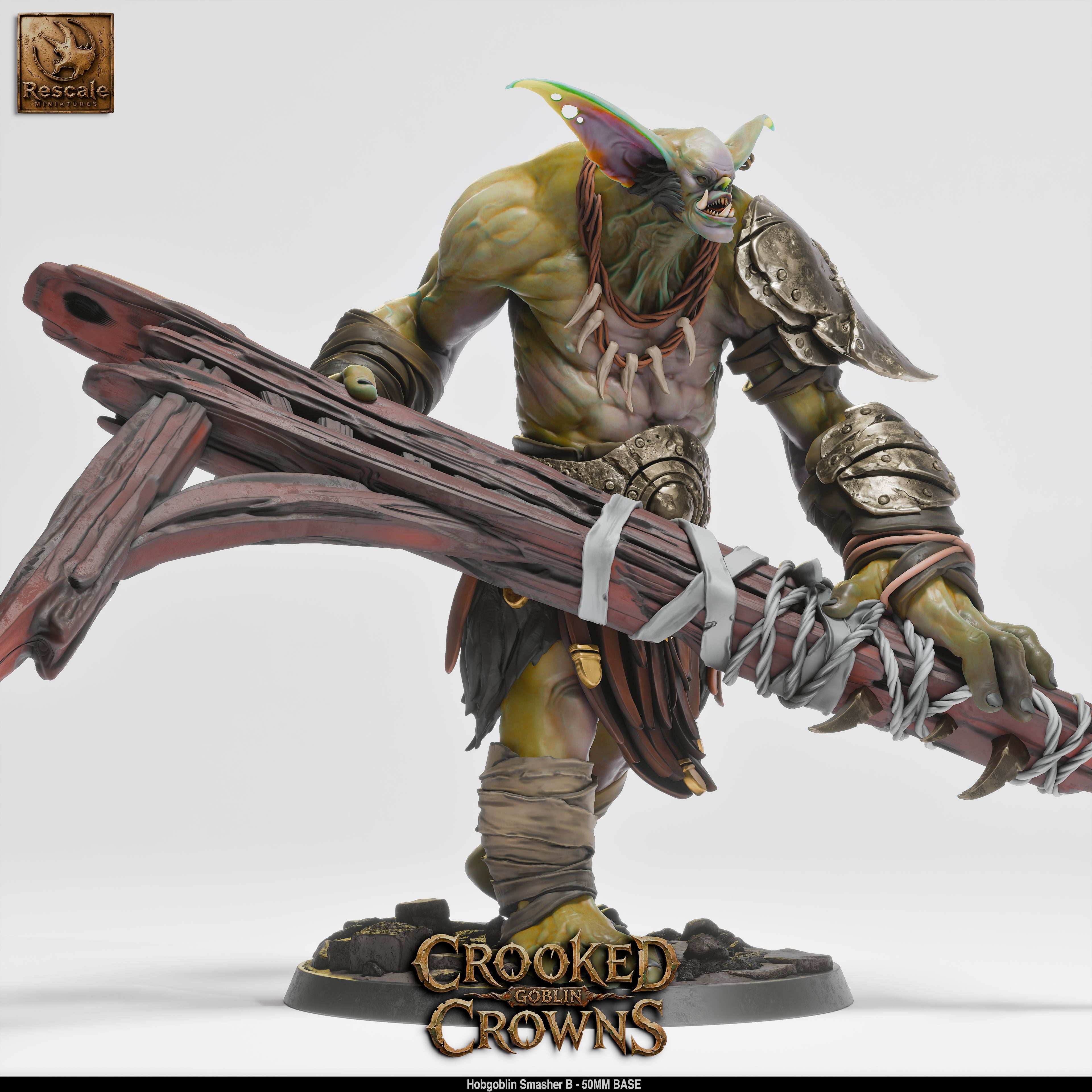 Hobgoblin Smasher B - Crooked Crowns - Rescale Miniatures