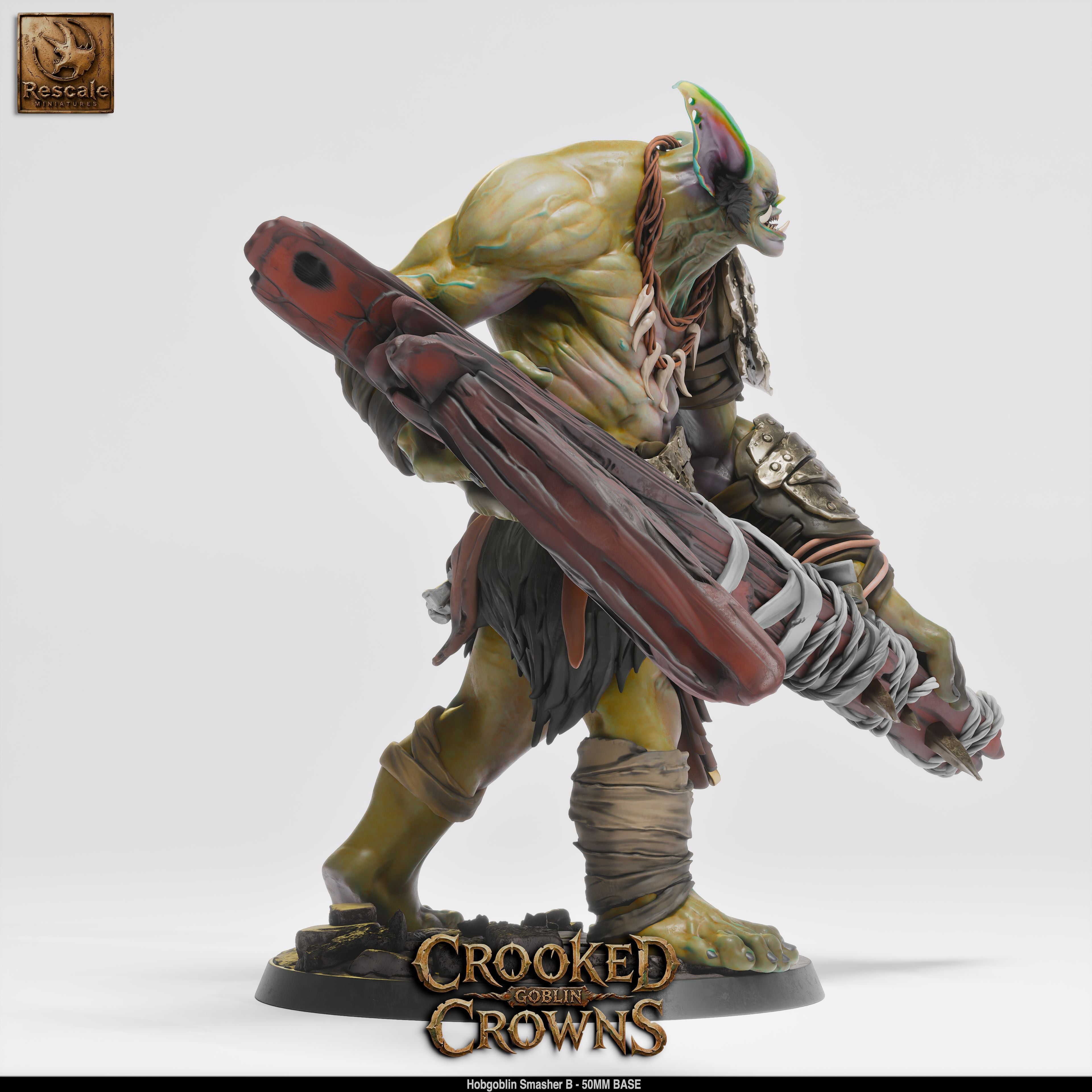 Hobgoblin Smasher B - Crooked Crowns - Rescale Miniatures