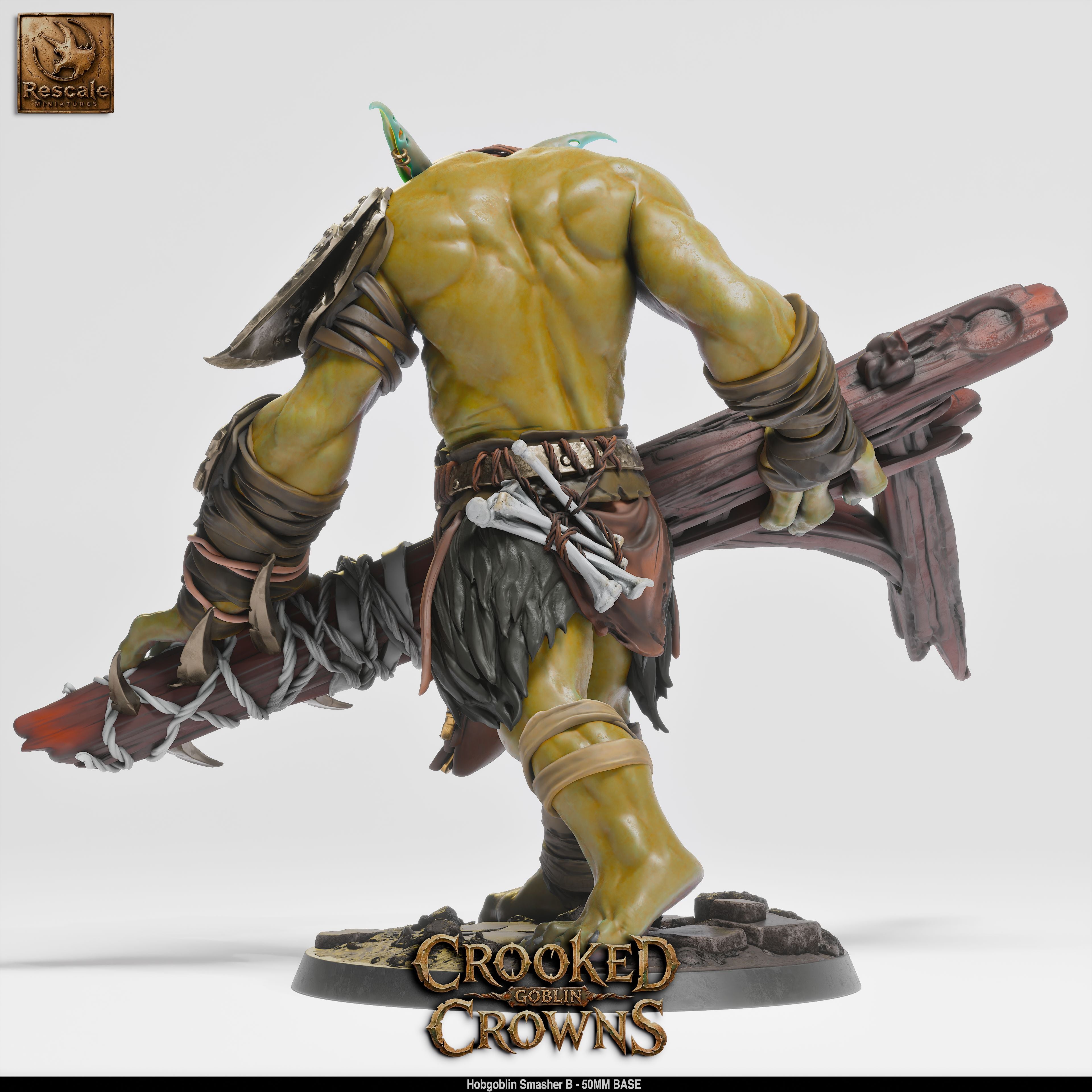 Hobgoblin Smasher B - Crooked Crowns - Rescale Miniatures