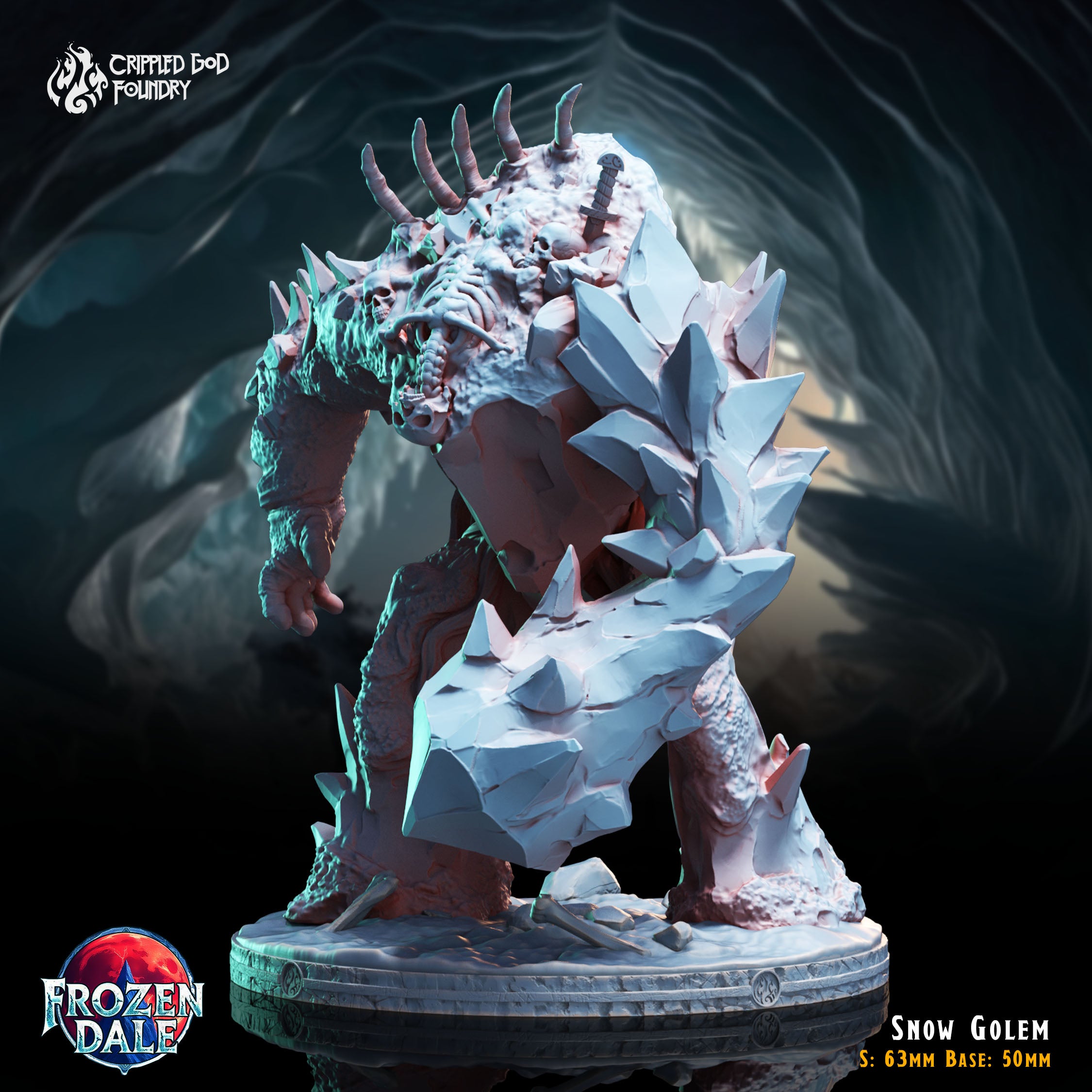 Snow Golem - aus der Reihe Frozen Dale von Crippled God Foundry