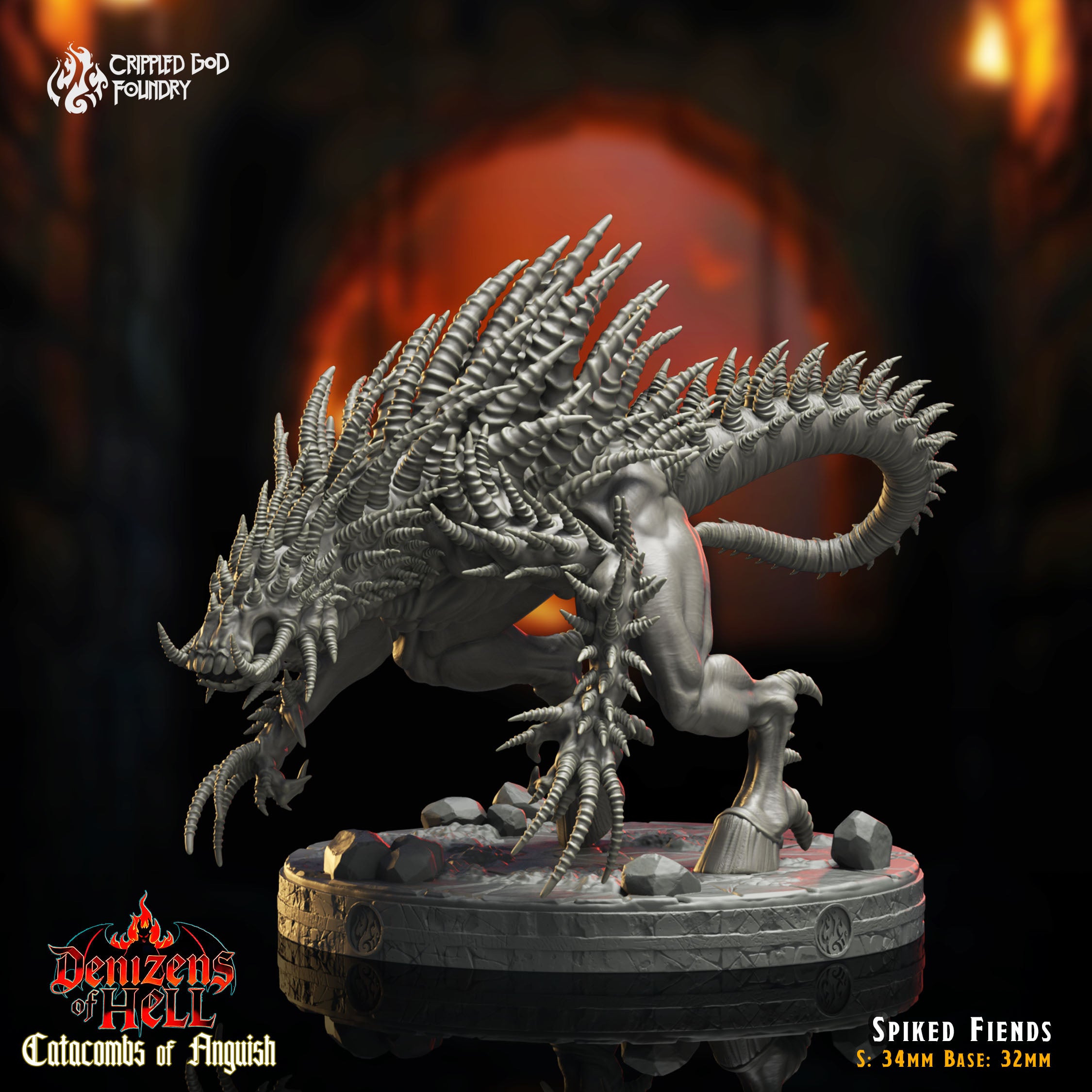 Spiked Fiends - from the Catacombs of Anquish series by Crippled God Foundry