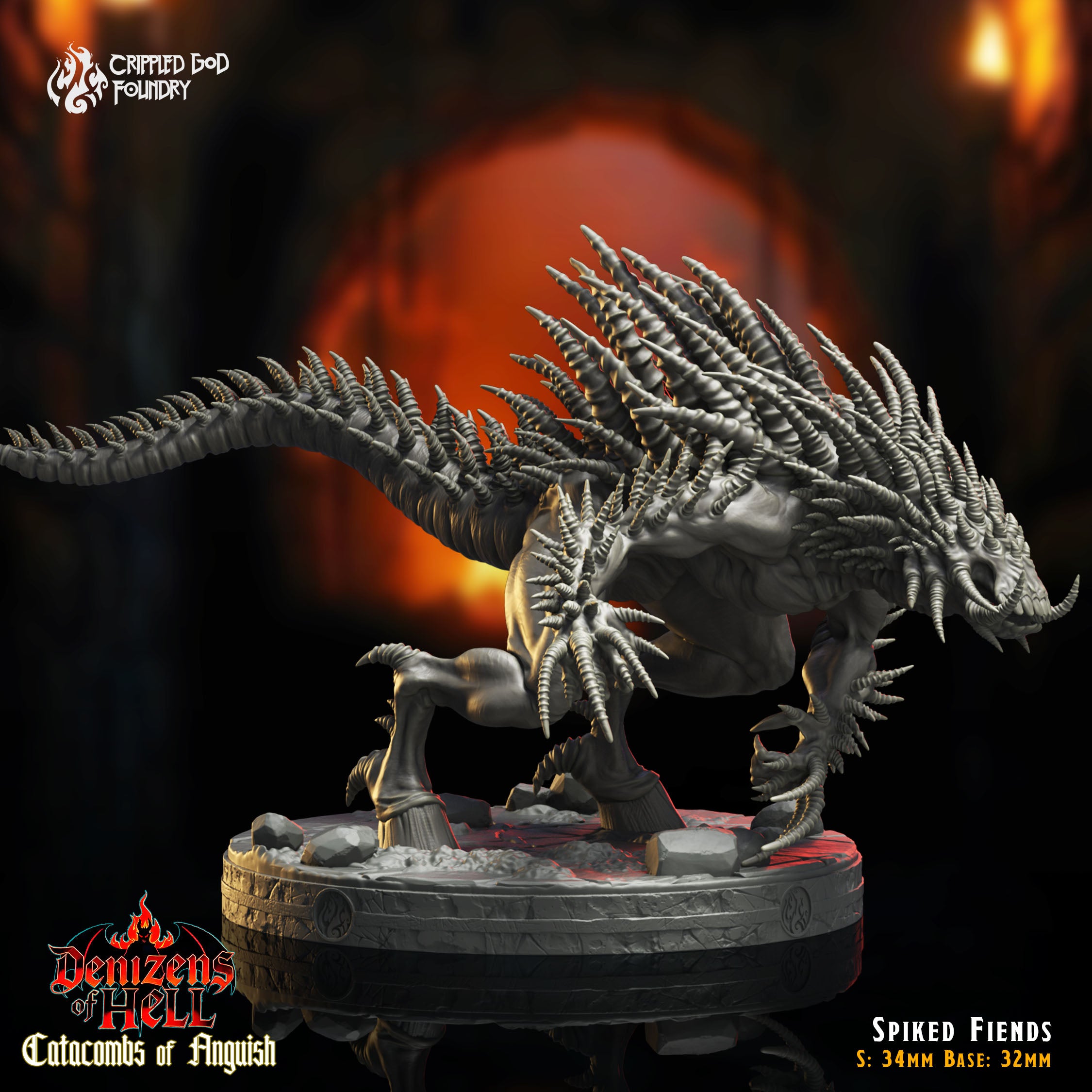 Spiked Fiends - from the Catacombs of Anquish series by Crippled God Foundry