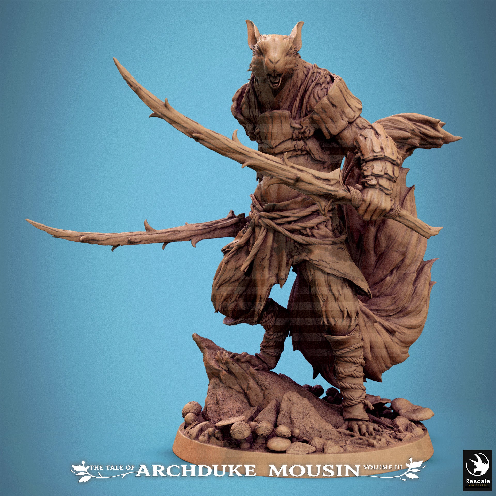 Squirrel - Bigger Rodents - Tales of Archduke Mousin III - Rescale Miniatures