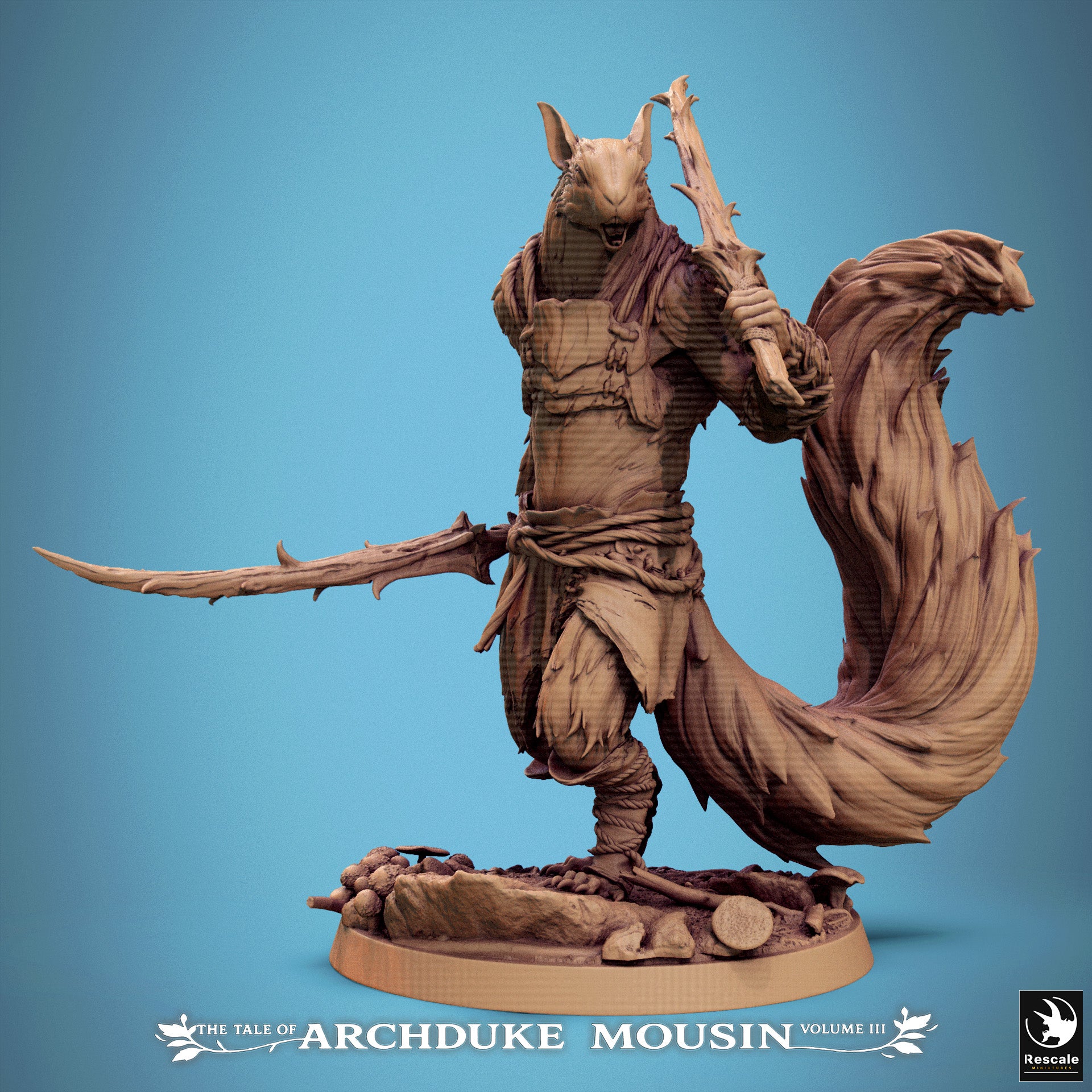 Squirrel - Bigger Rodents - Tales of Archduke Mousin III - Rescale Miniatures