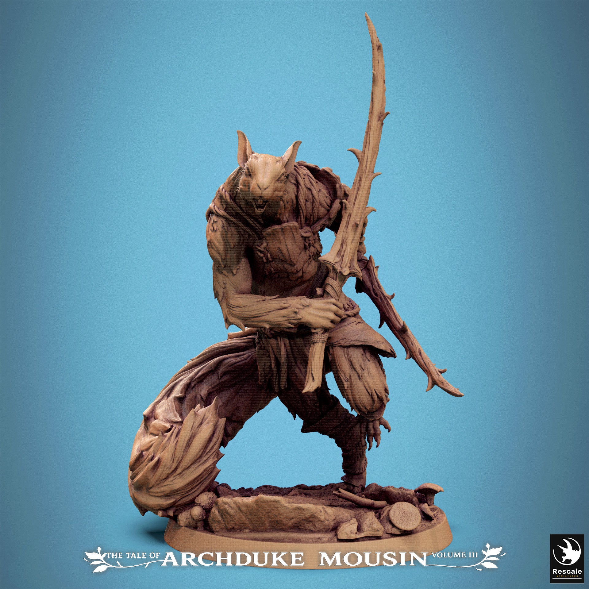 Squirrel - Bigger Rodents - Tales of Archduke Mousin III - Rescale Miniatures