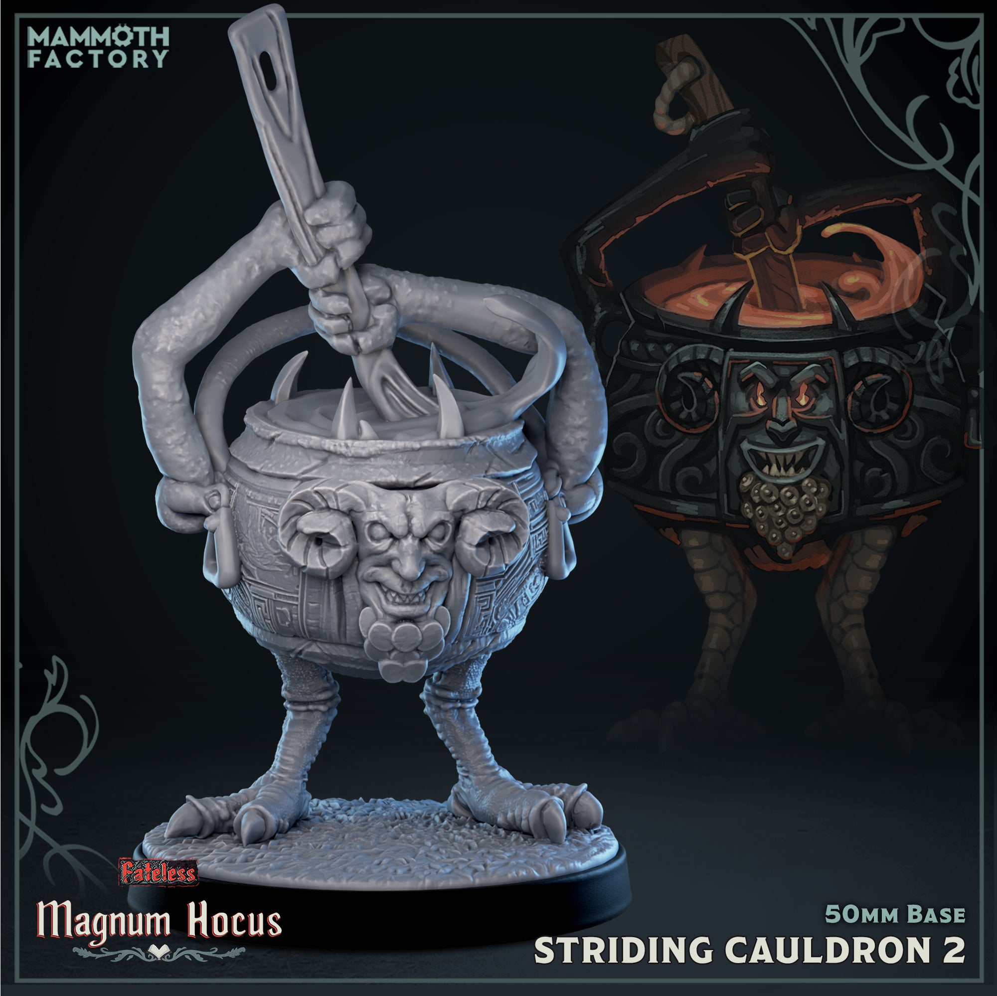 Striding Cauldron - Magnum Hocus - Fateless - Mammoth Factory