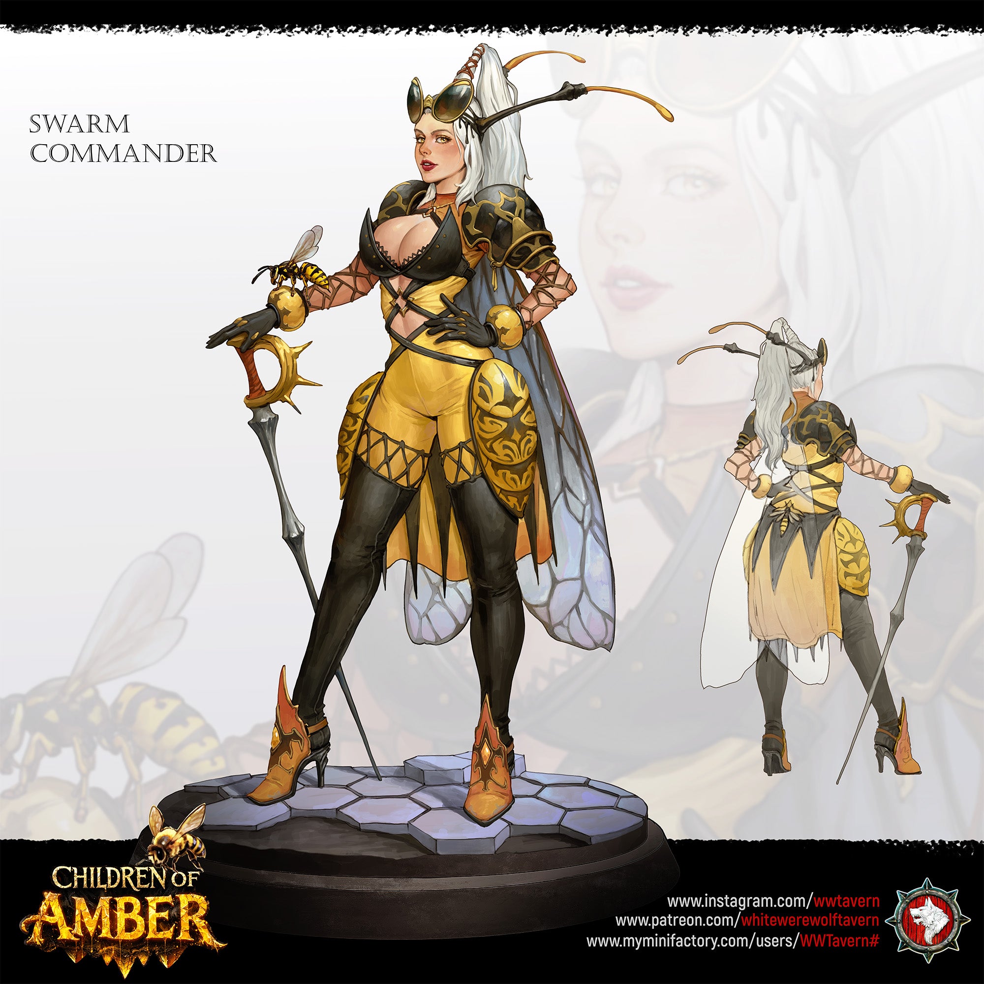 Swarm Commander - Children of Amber - White Werewolf Tavern