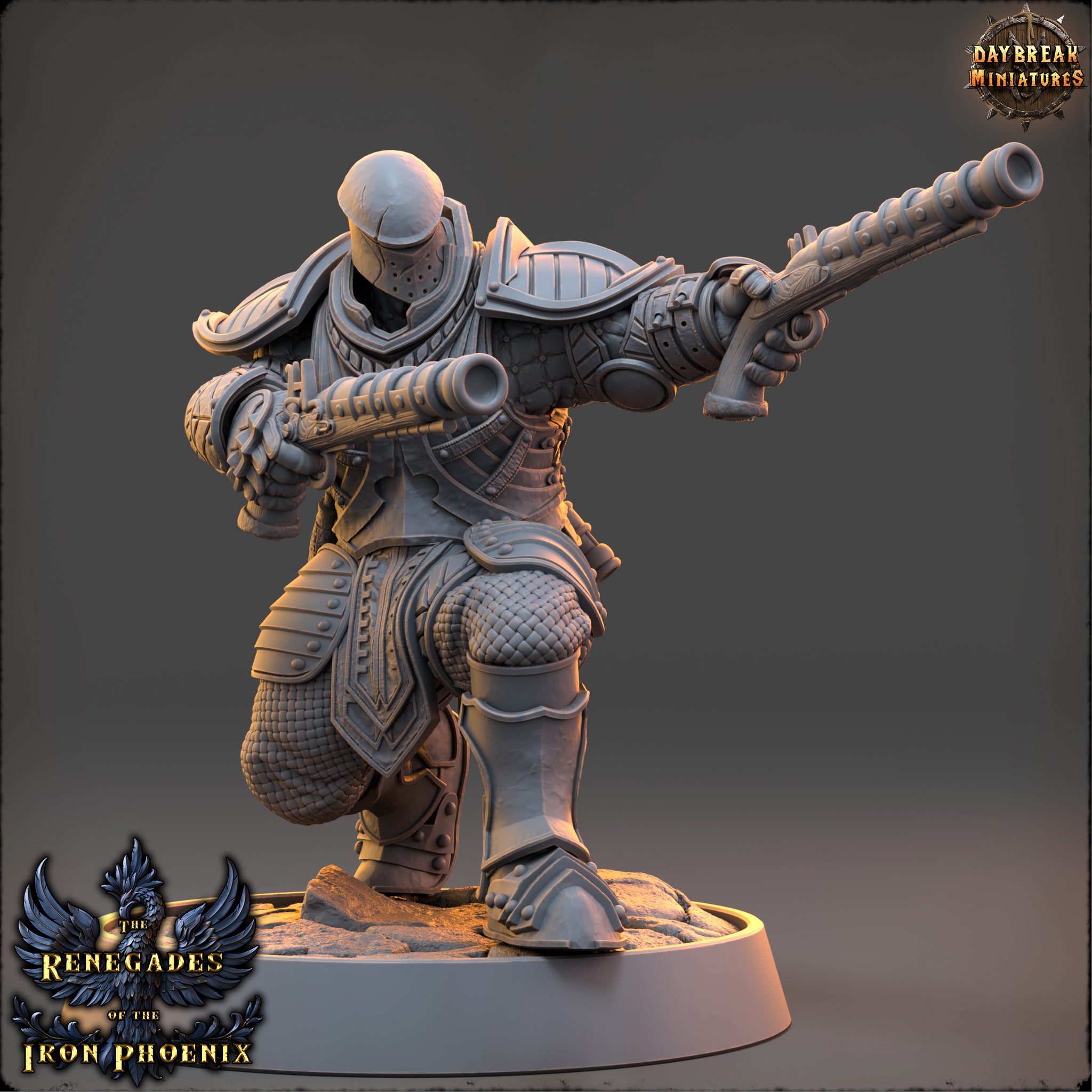 Paladin - aus der Reihe The Renegades of the Iron Phoenix von Daybreak Miniatures