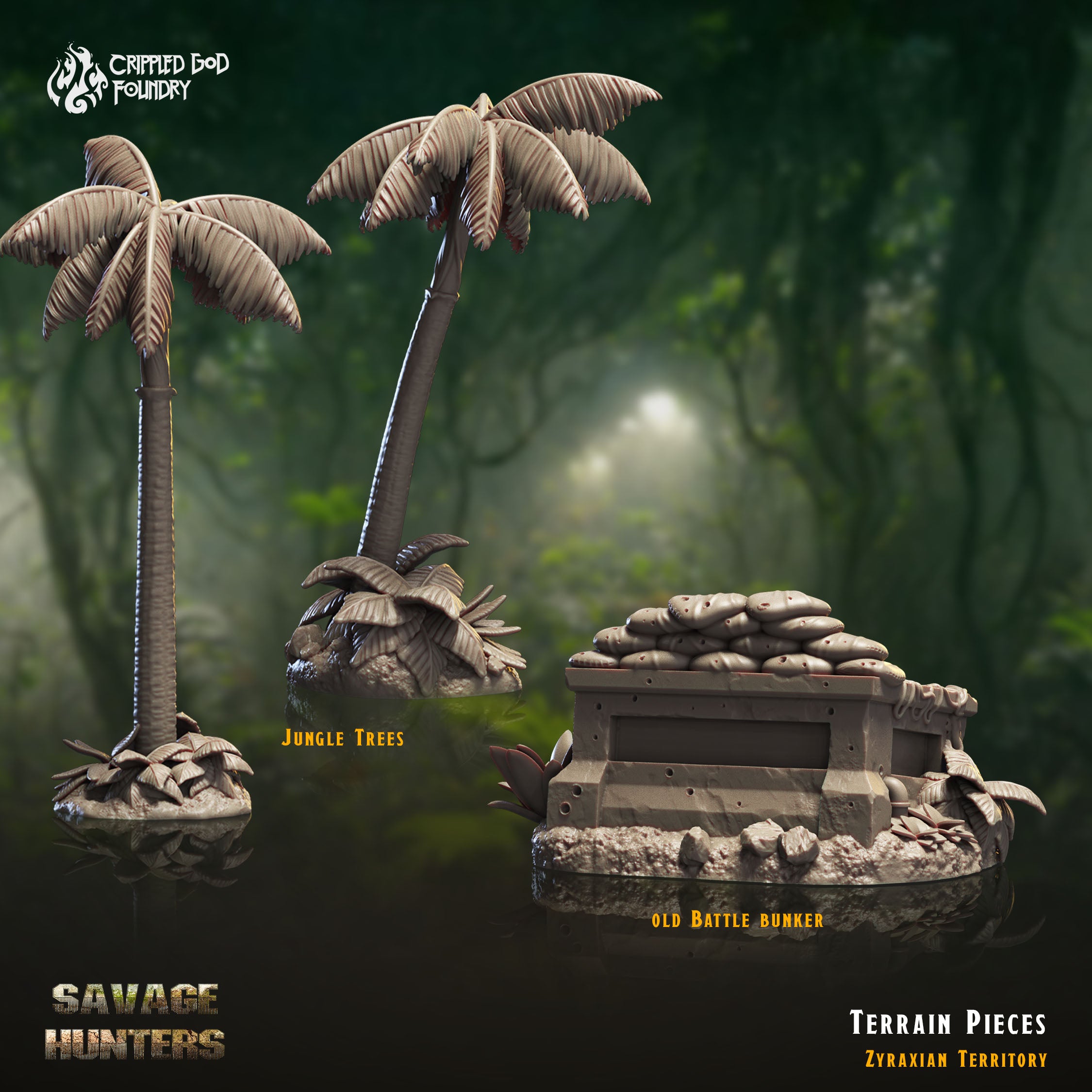 Jungle Scenery - aus der Reihe Savage Hunters von Crippled God Foundry