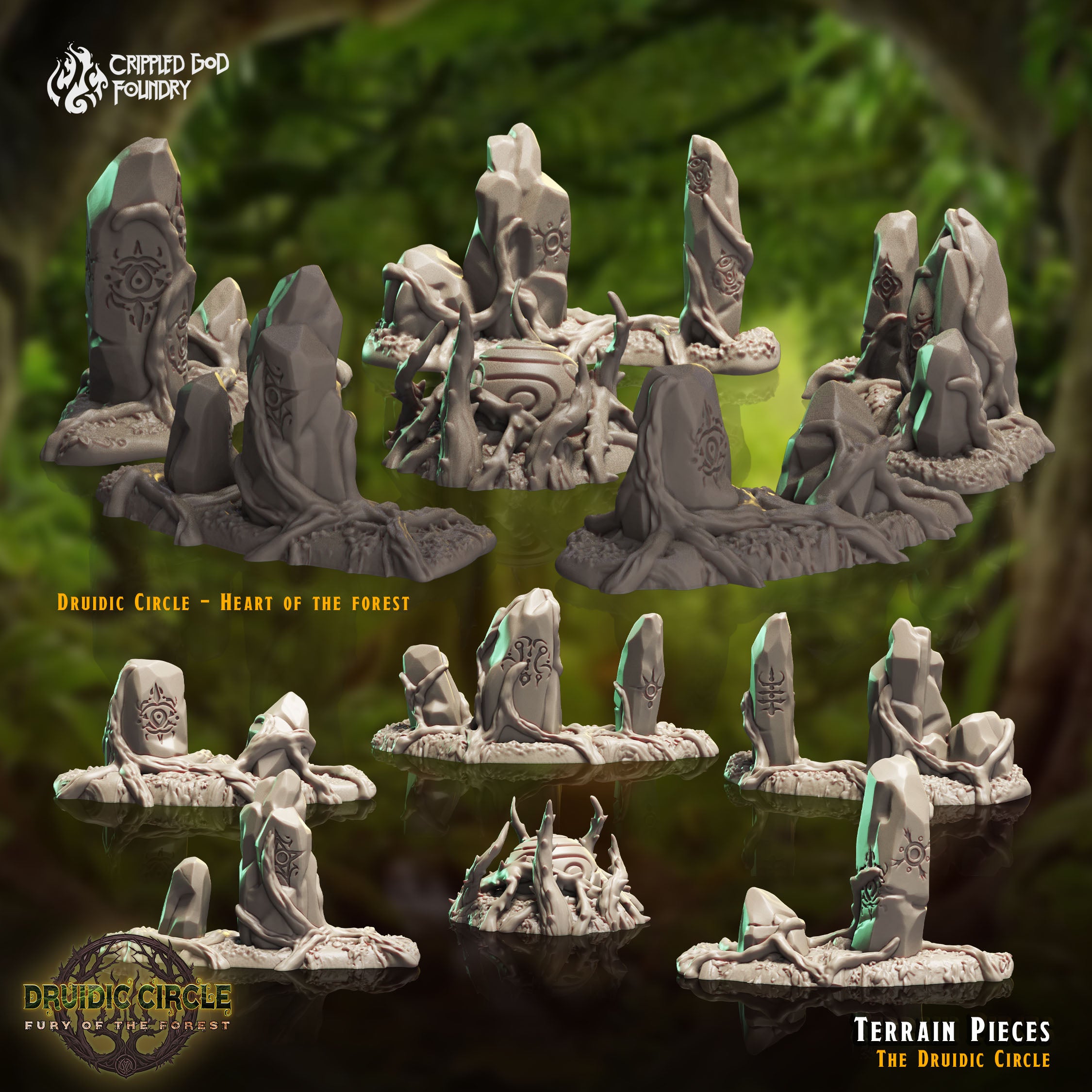 Druidic Circle Terrain - aus der Reihe Druidic Circle von Crippled God Foundry
