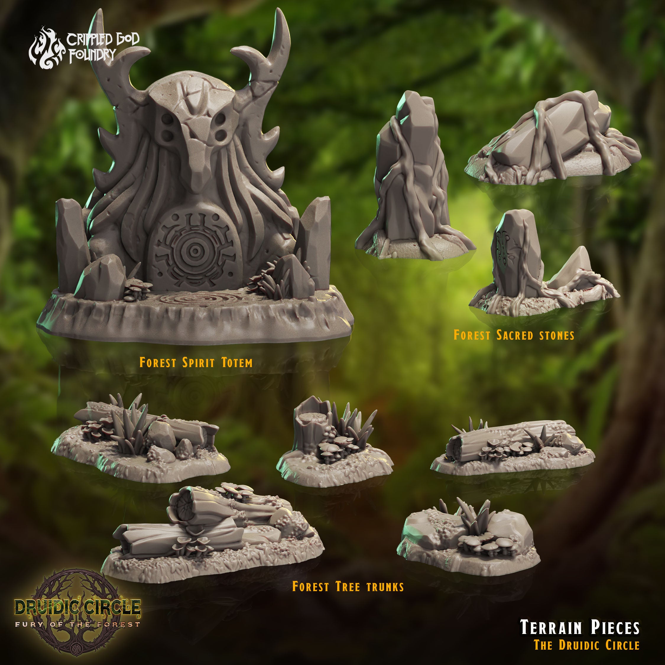 Druidic Circle Terrain - aus der Reihe Druidic Circle von Crippled God Foundry