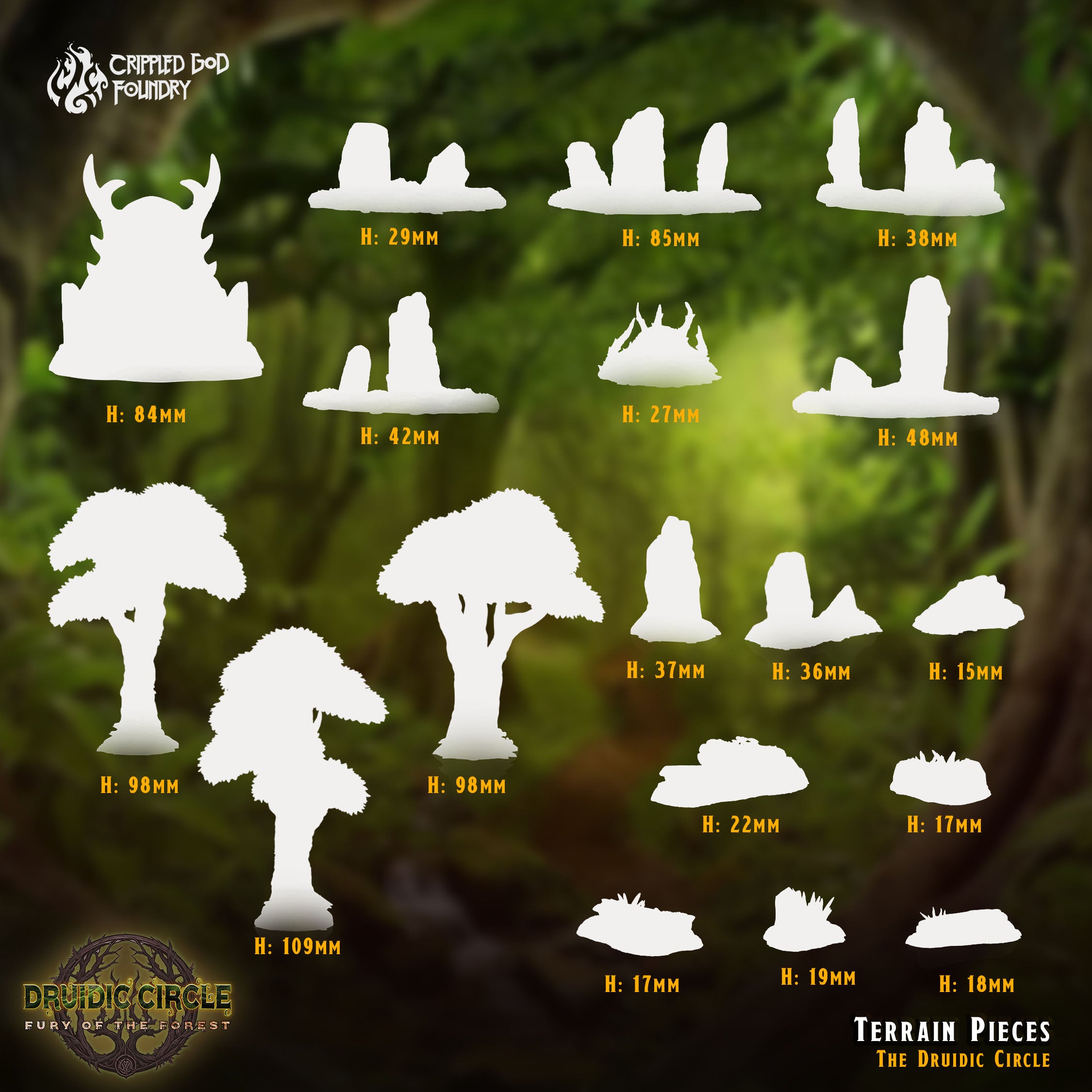 Druidic Circle Terrain - aus der Reihe Druidic Circle von Crippled God Foundry