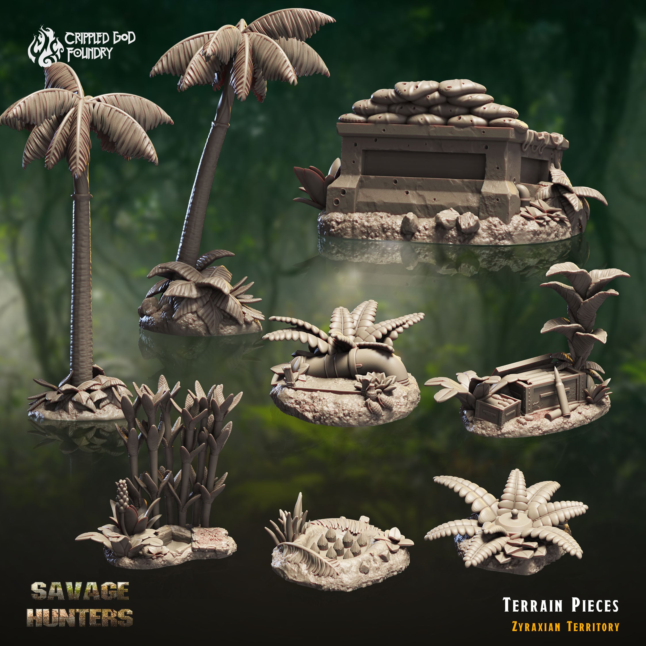 Jungle Scenery - aus der Reihe Savage Hunters von Crippled God Foundry