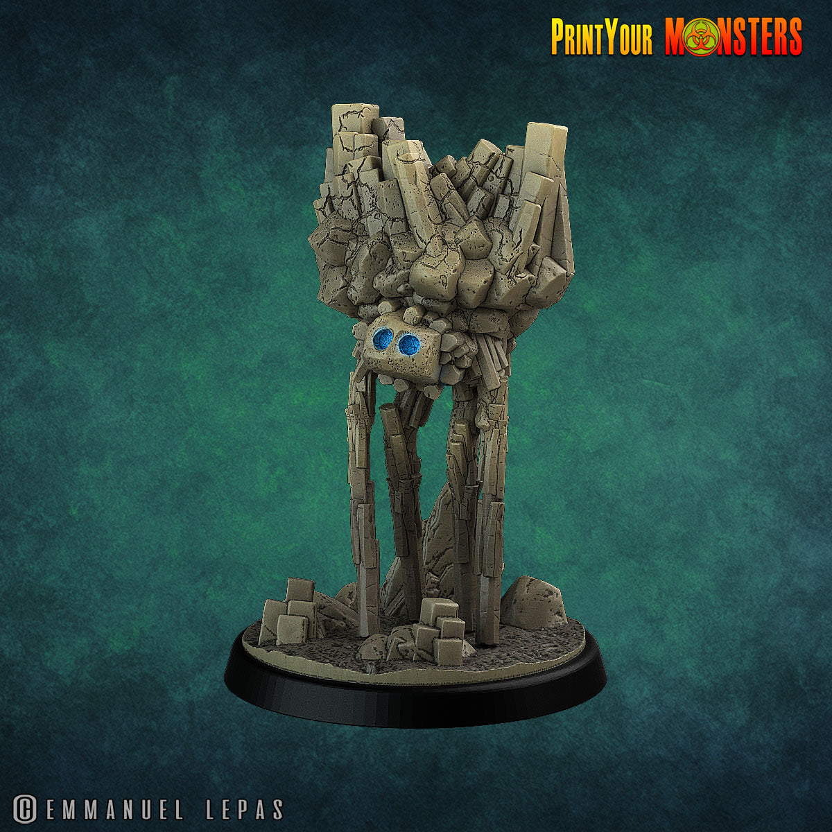 Basalt Terranid - aus der Reihe Basalt Pack von Print Your Monsters