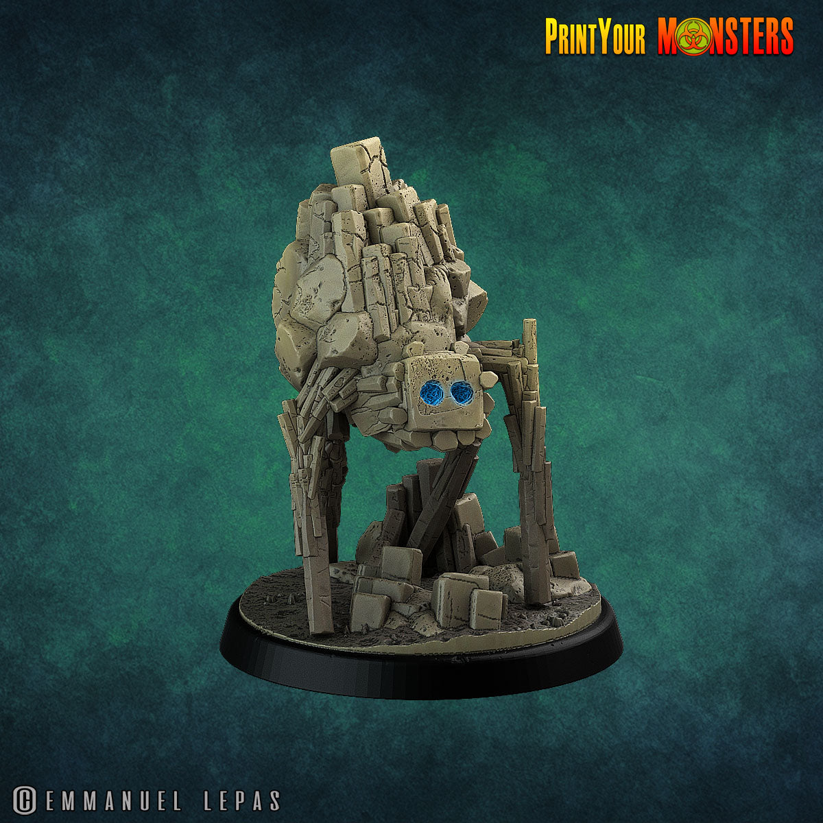 Basalt Terranid - aus der Reihe Basalt Pack von Print Your Monsters