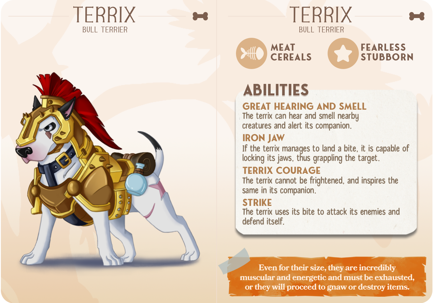 Bull Terrier - Dogs - Terrix - Animal Companions by Cornelia - Cast n Play