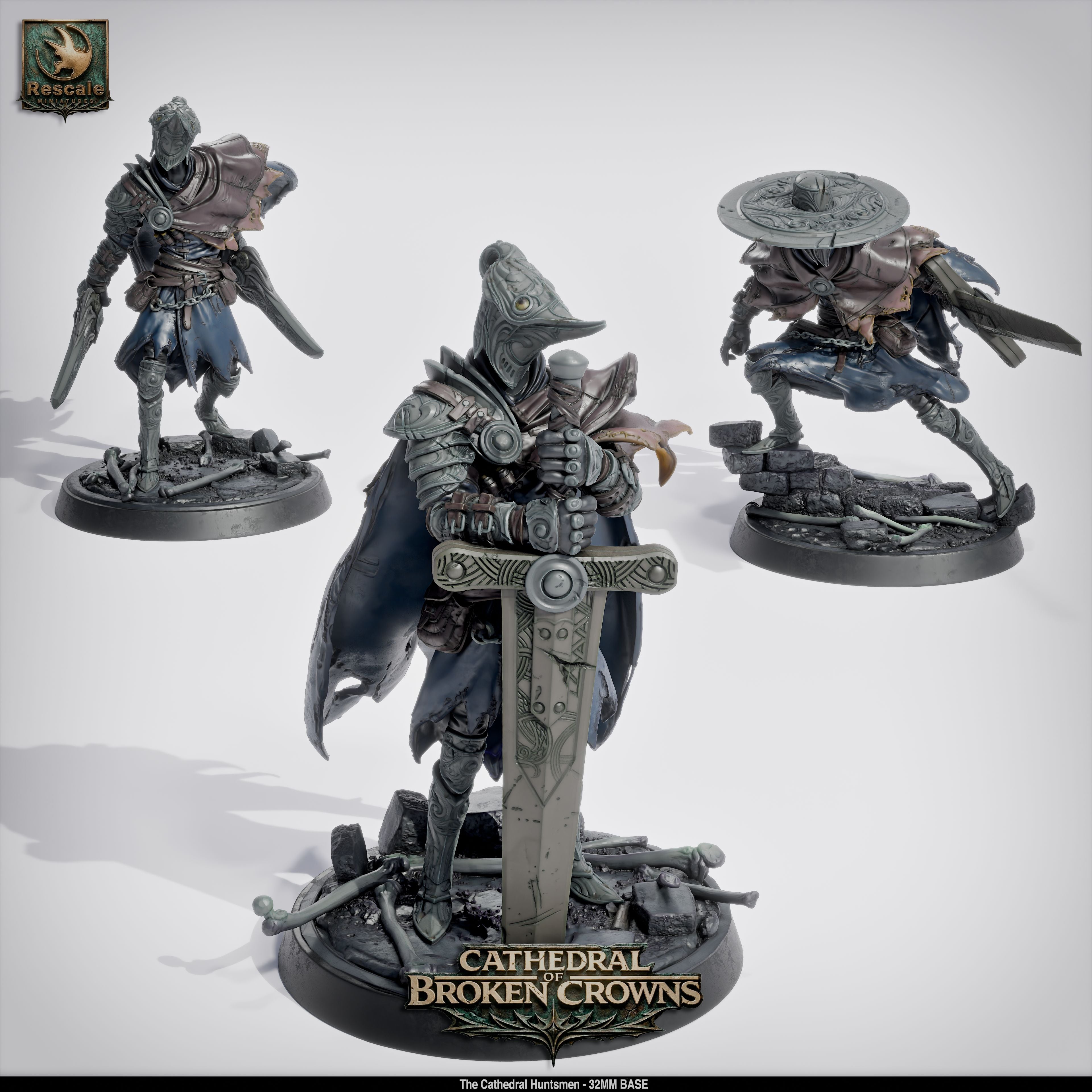 Cathedral Huntsmen - Cathedral of Broken Crowns - Rescale Miniatures