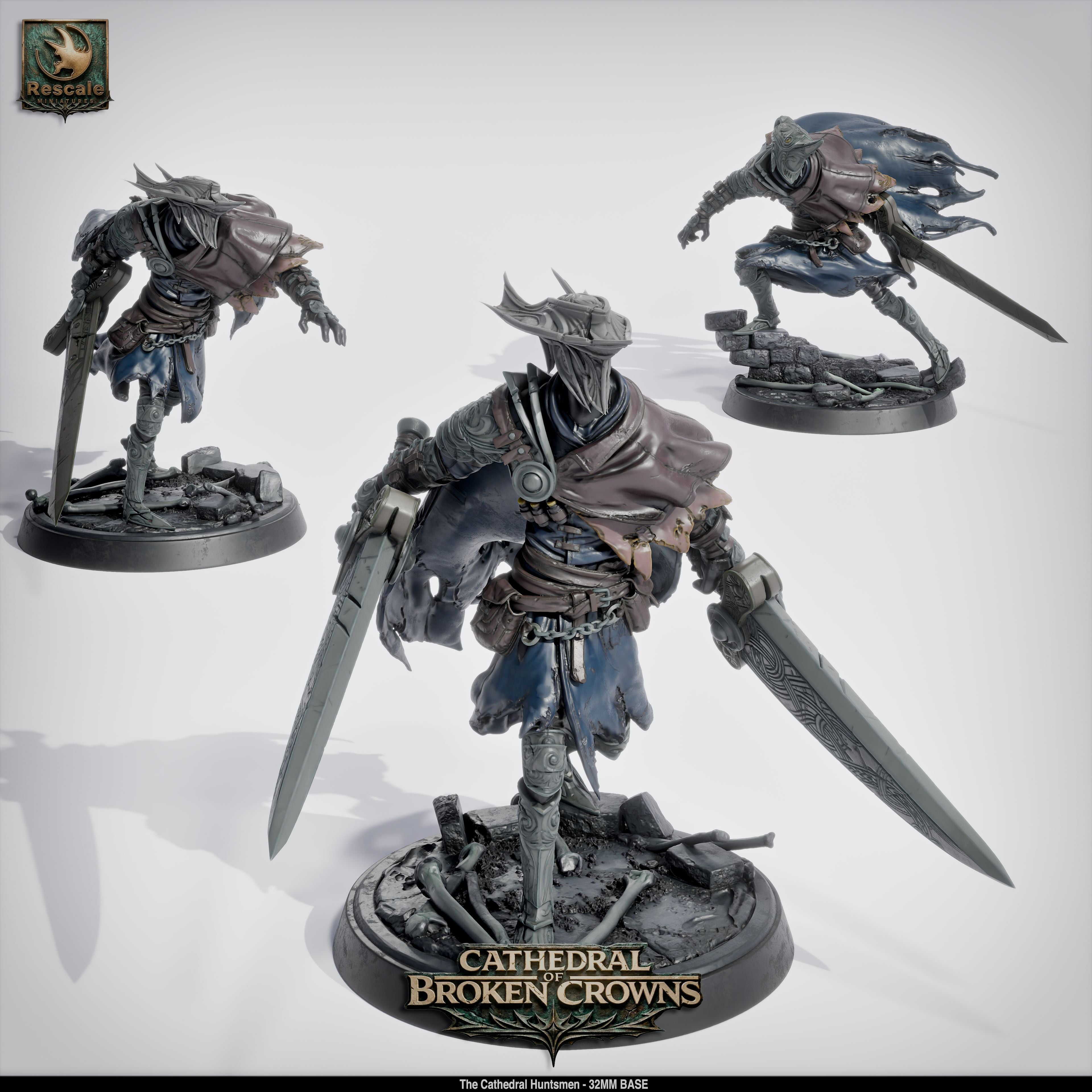 Cathedral Huntsmen - Cathedral of Broken Crowns - Rescale Miniatures