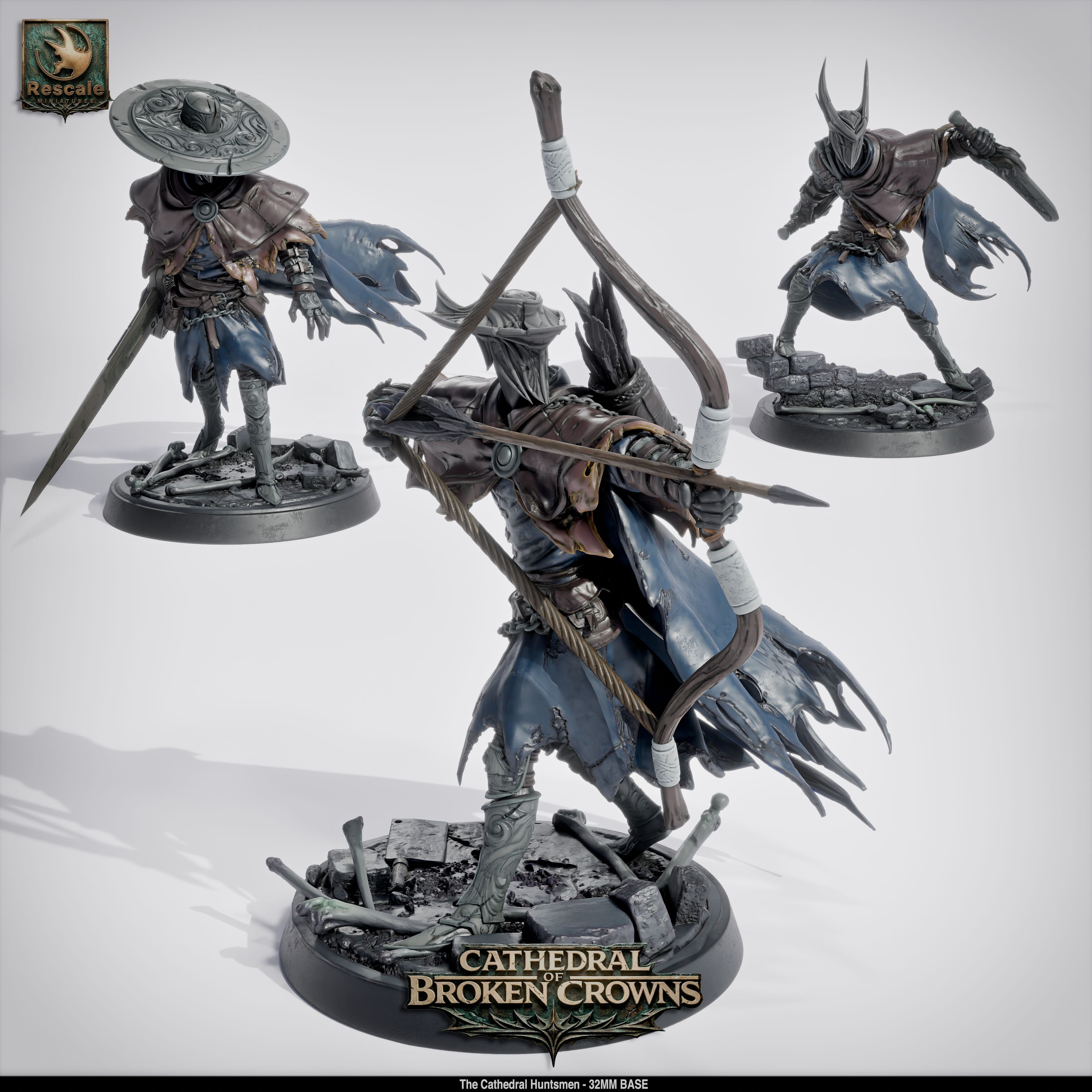Cathedral Huntsmen - Cathedral of Broken Crowns - Rescale Miniatures