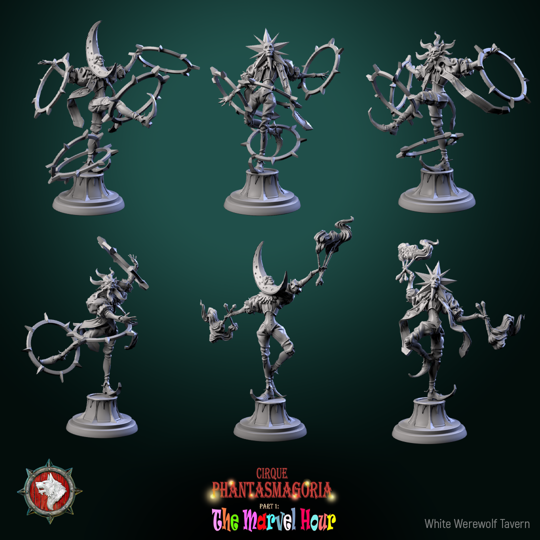 The Celestine Spinners - from the Cirque Phantasmagoria 1 series by White Werewolf Tavern