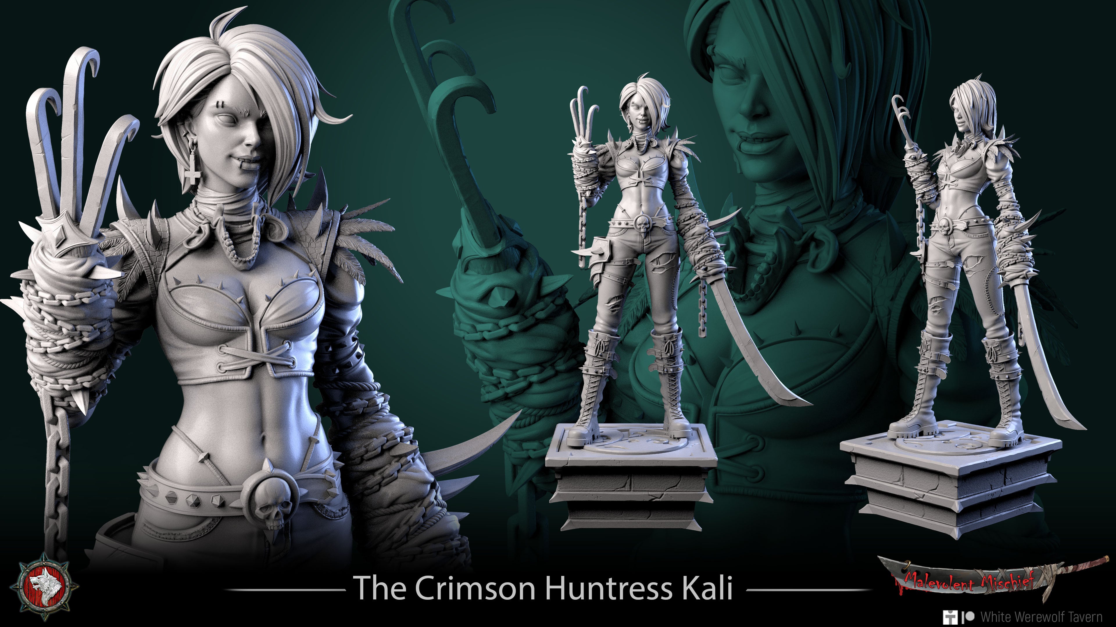 The Crimson Huntress Kali - aus der Reihe Malevolent Mischief von White Werewolf Tavern
