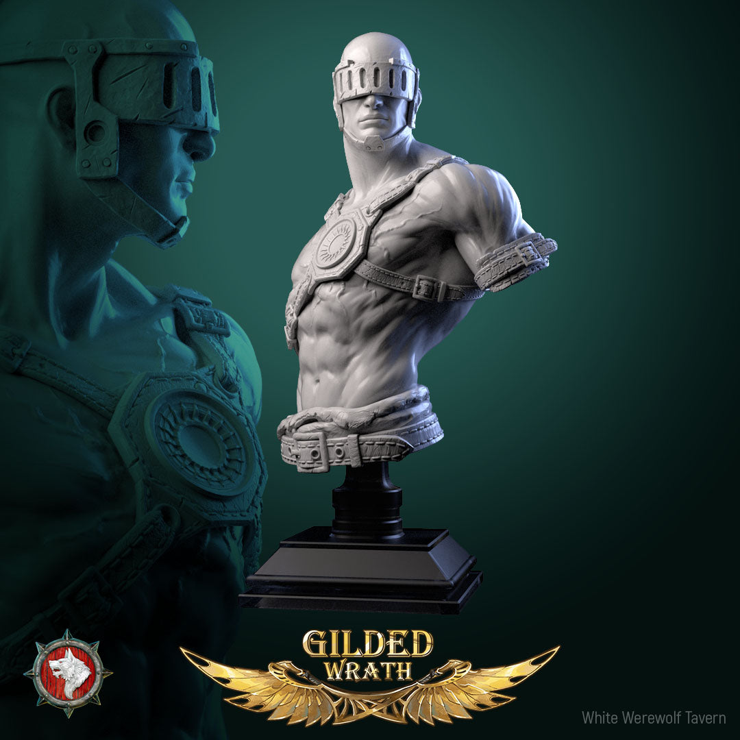 The Dread Artisan Bust mit Base - aus der Reihe Gilded Wrath - White Werewolf Tavern