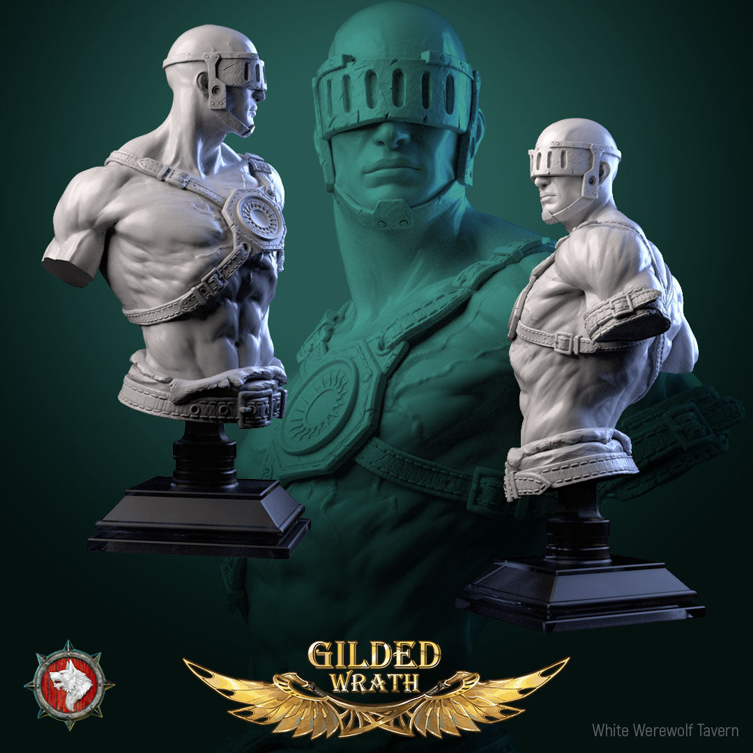 The Dread Artisan Bust mit Base - aus der Reihe Gilded Wrath - White Werewolf Tavern