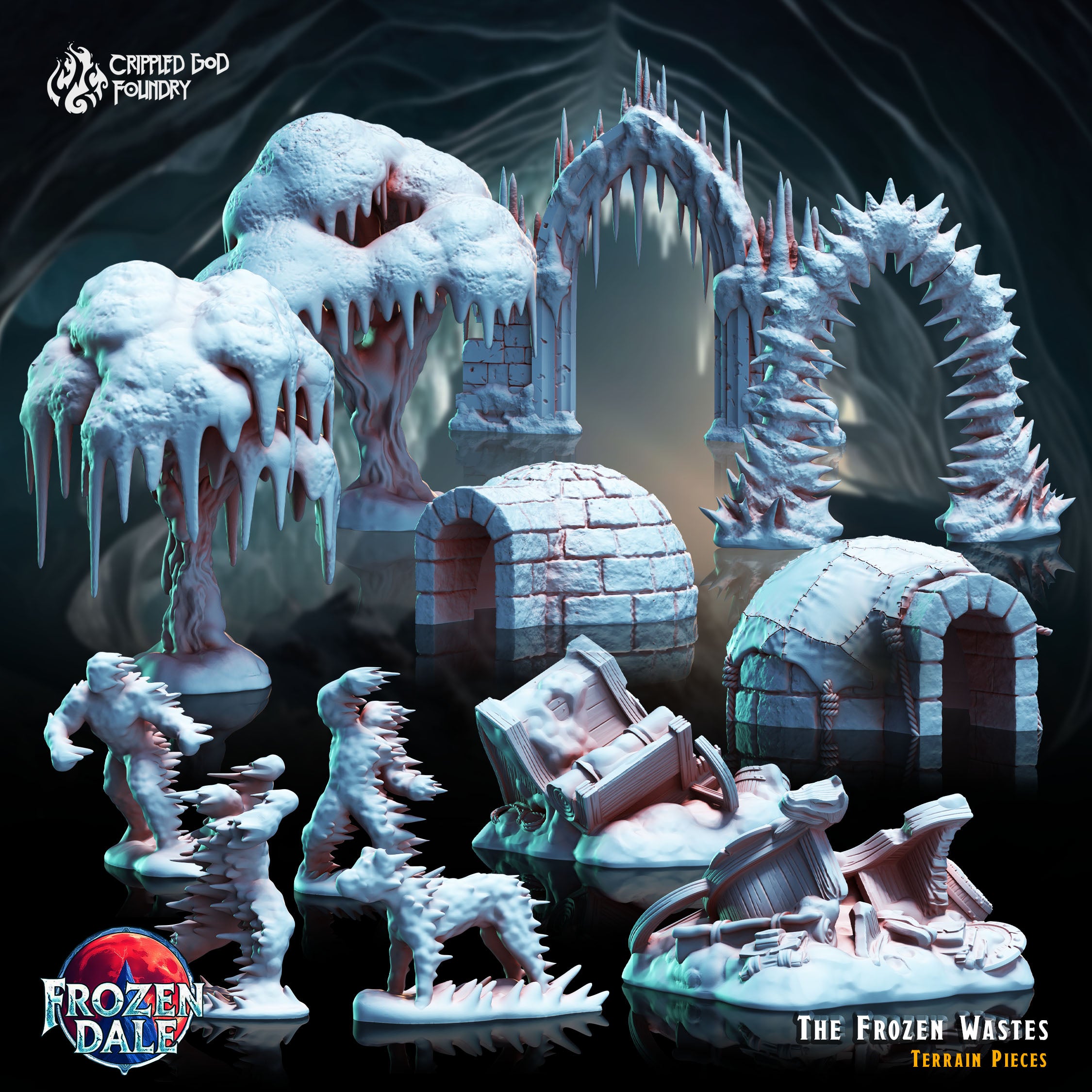 The Frozen Wastes Scenery - aus der Reihe Frozen Dale von Crippled God Foundry