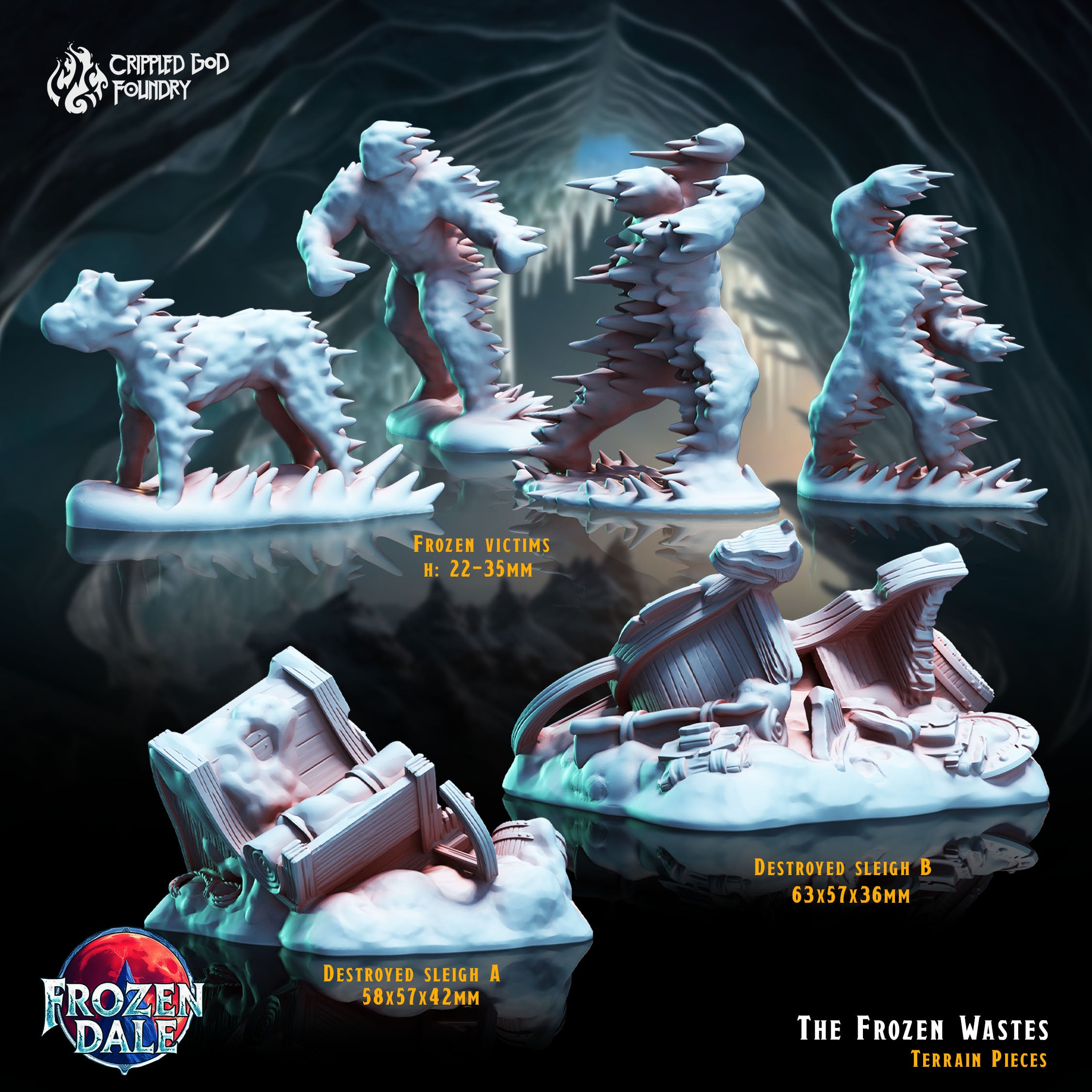 The Frozen Wastes Scenery - aus der Reihe Frozen Dale von Crippled God Foundry