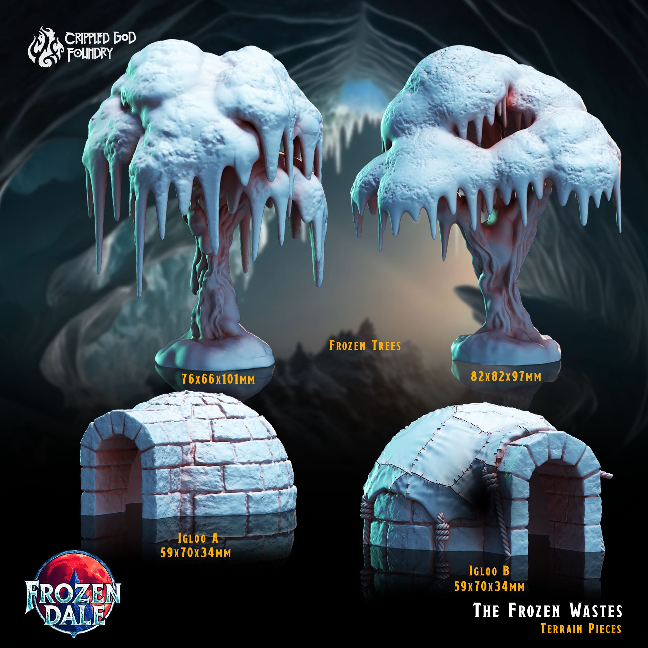 The Frozen Wastes Scenery - aus der Reihe Frozen Dale von Crippled God Foundry