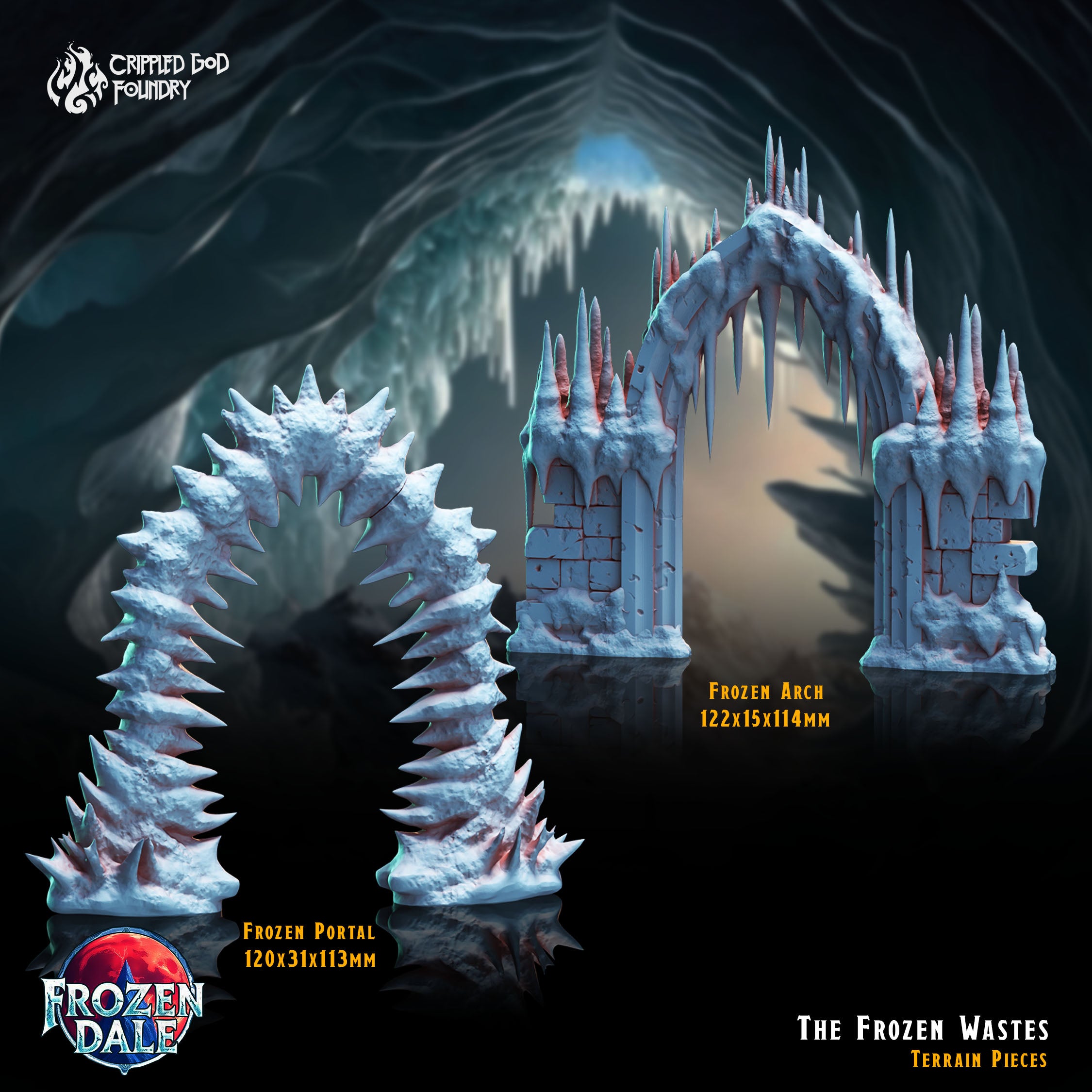 The Frozen Wastes Scenery - aus der Reihe Frozen Dale von Crippled God Foundry