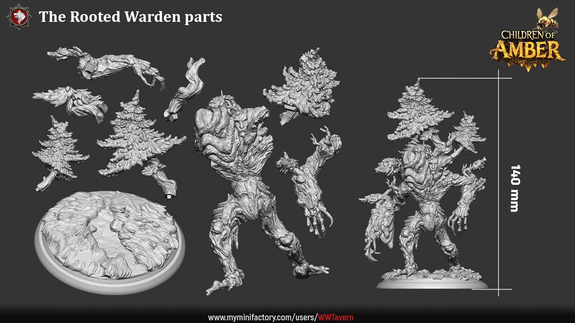 Rooted Warden - Children of Amber - White Werewolf Tavern