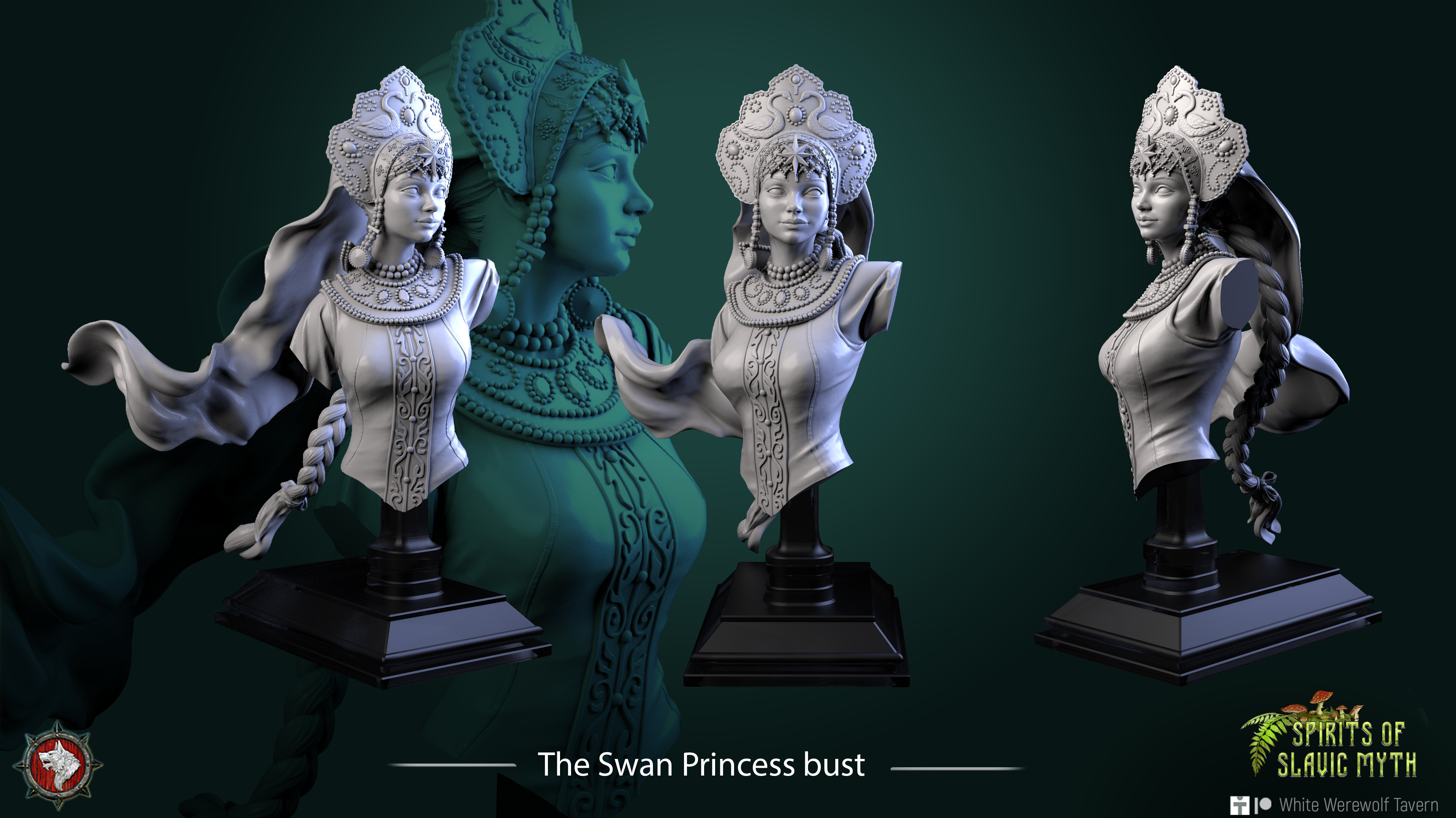 The Swan Princess - Bust aus der Reihe Spirits of Slavic Myth von White Werewolf Tavern