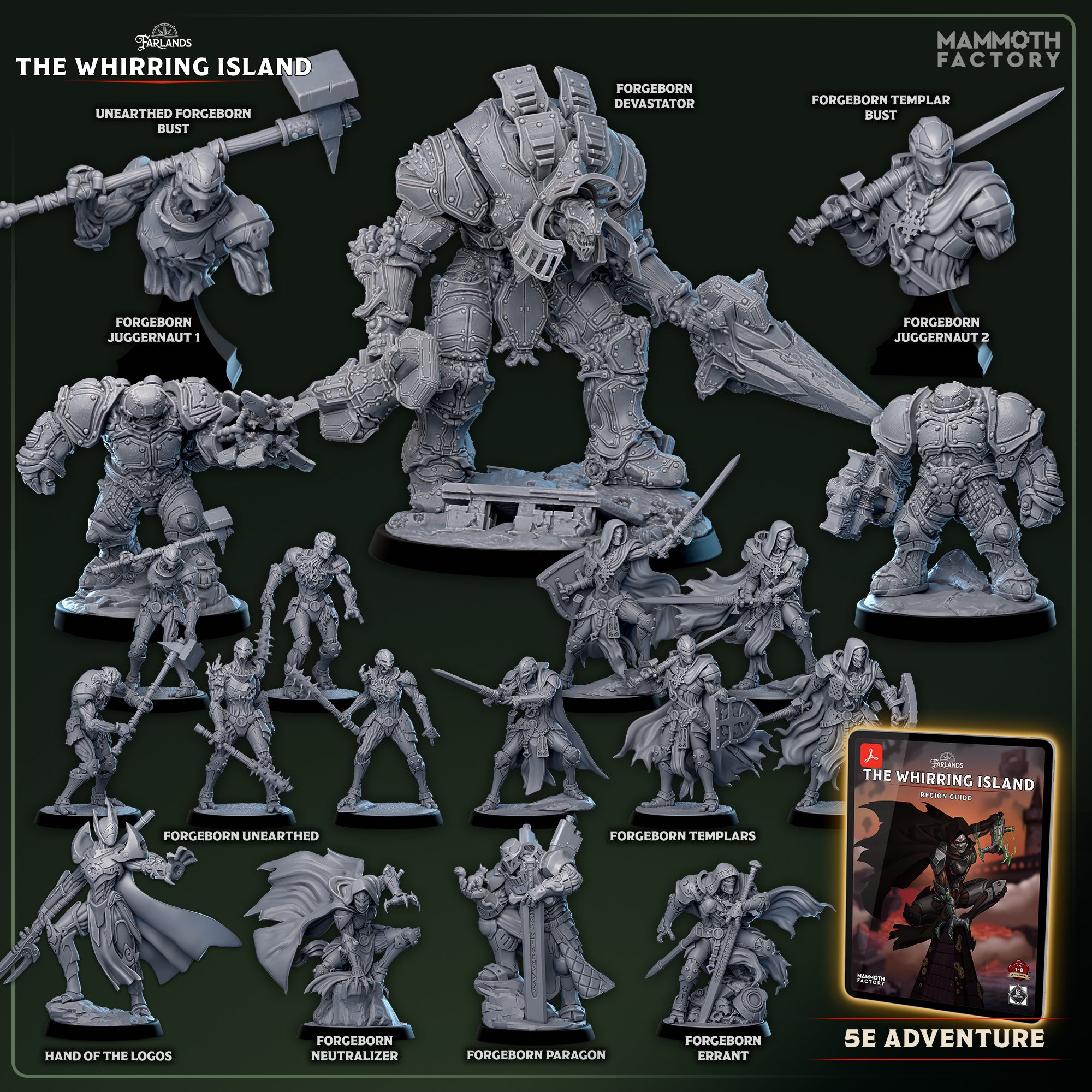 Forgeborn Juggernaut - Farlands - The Whirring Island - Mammoth Factory