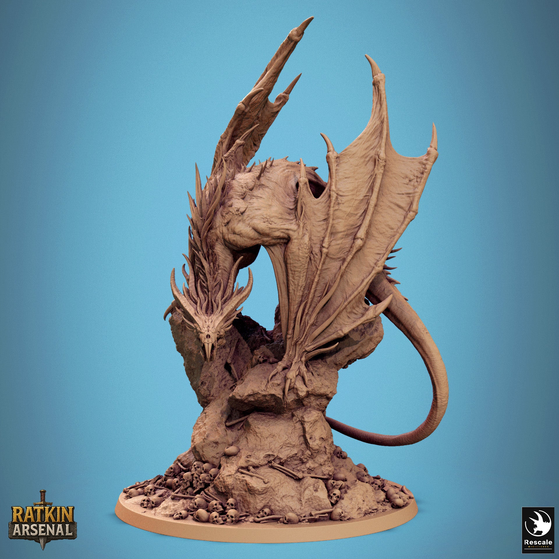 Blind Crypt Wyrm - aus der Reihe Ratkin Arsenal von Rescale Miniatures