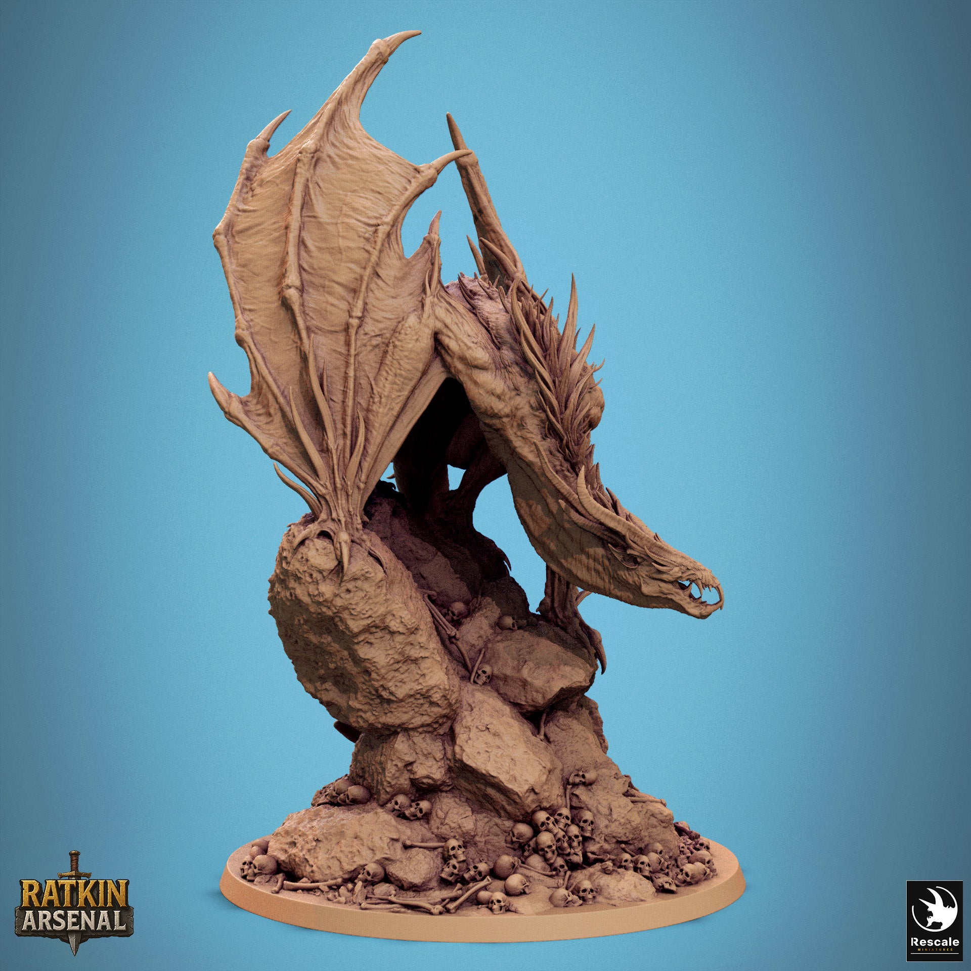 Blind Crypt Wyrm - aus der Reihe Ratkin Arsenal von Rescale Miniatures