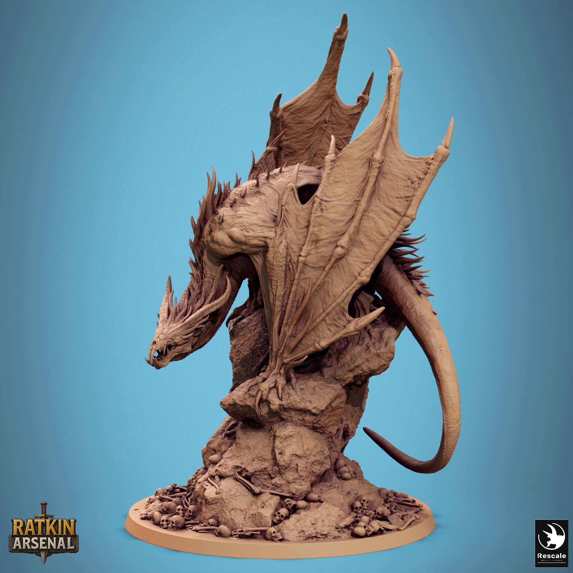 Blind Crypt Wyrm - aus der Reihe Ratkin Arsenal von Rescale Miniatures